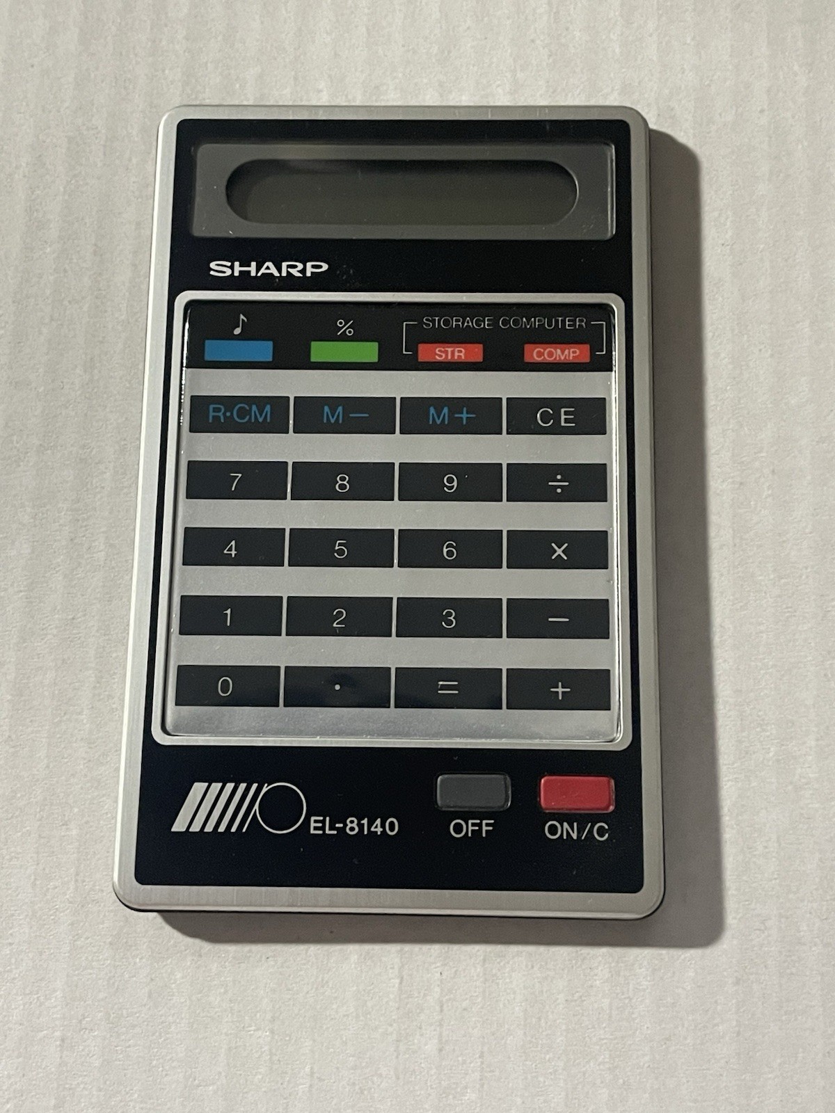 Sharp Elsi Mate EL-8140 Calculator Rare Boxed with Instructions - Vintage 1978
