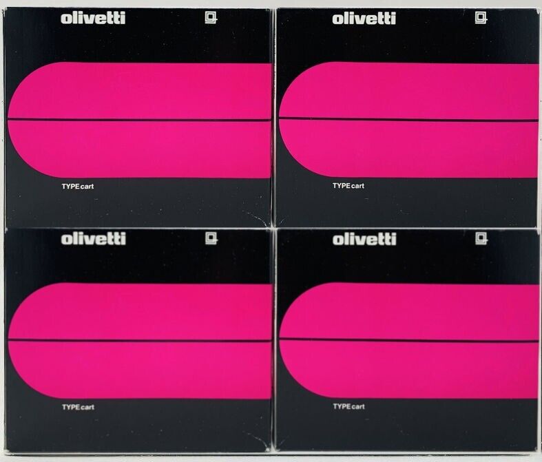 X 4PZ Olivetti 80834 Tape Black Typecart ET111/ET115 Car Write On Original