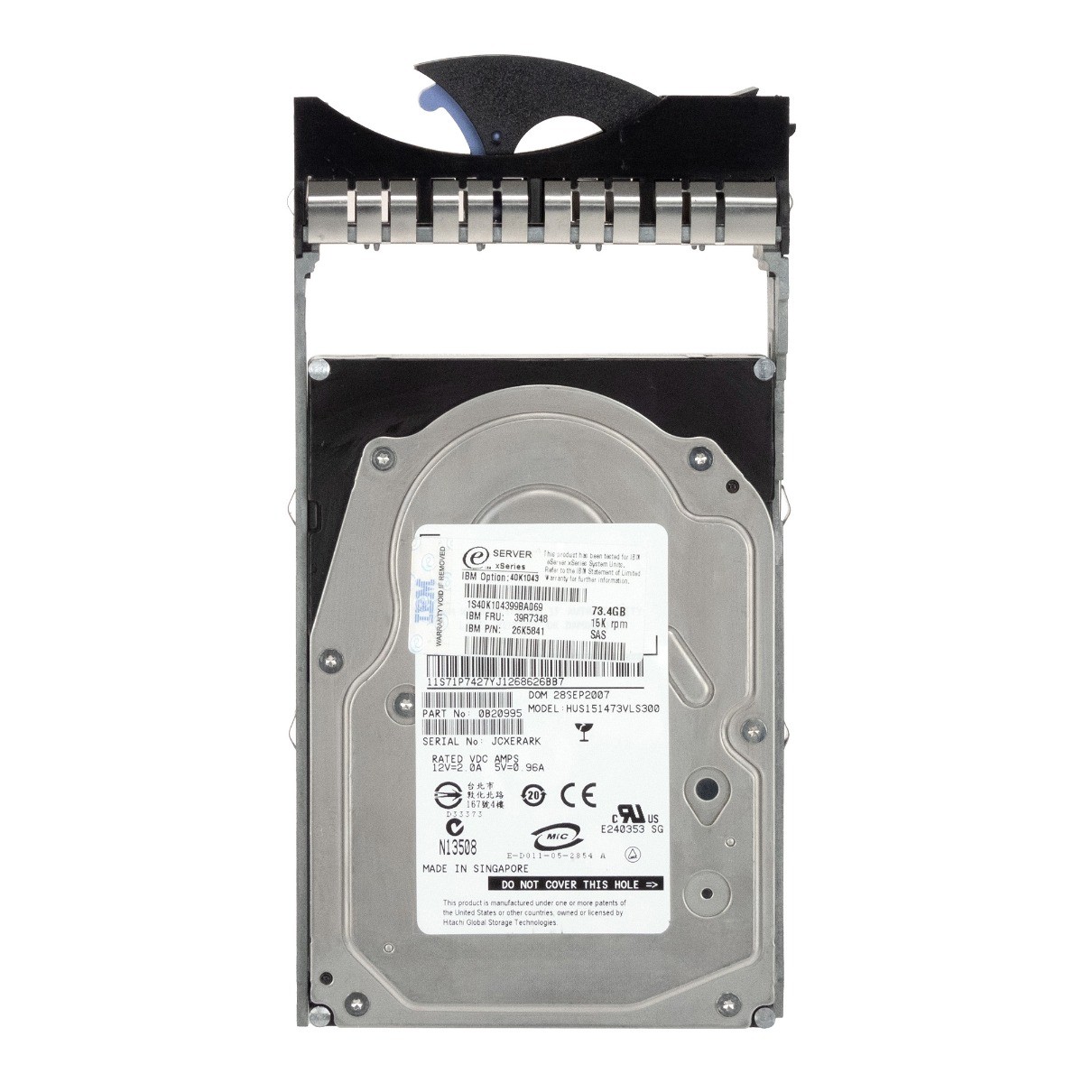 IBM 73GB 39R7348 26K5841 15K 16MB SAS-1 3.5'' HUS151473VLS300