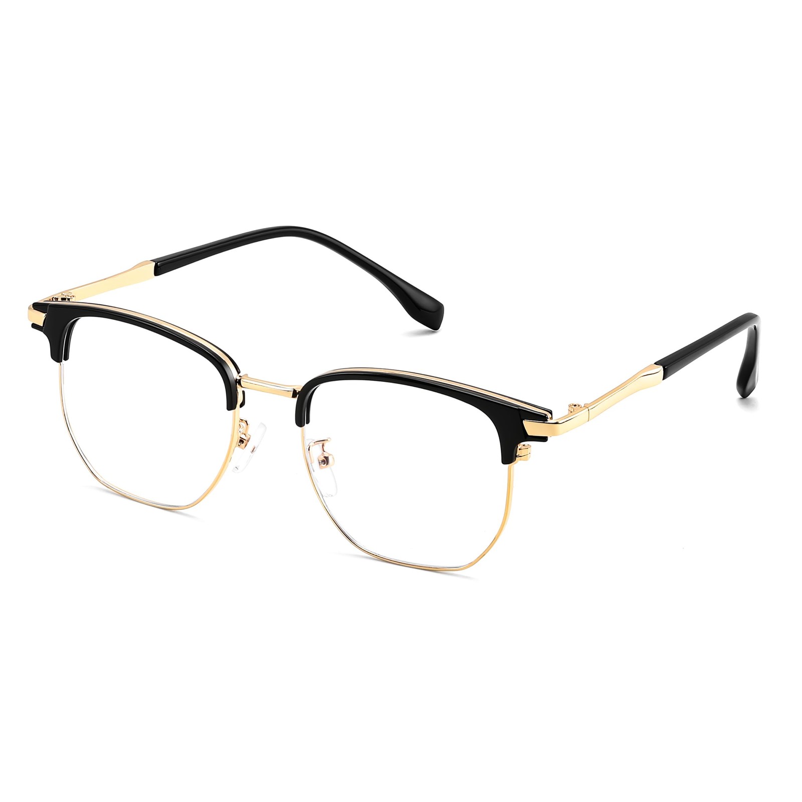 Semi Rimless Blue Light Glasses,Computer Eyeglasses Anti Glare Digital Eyestr...