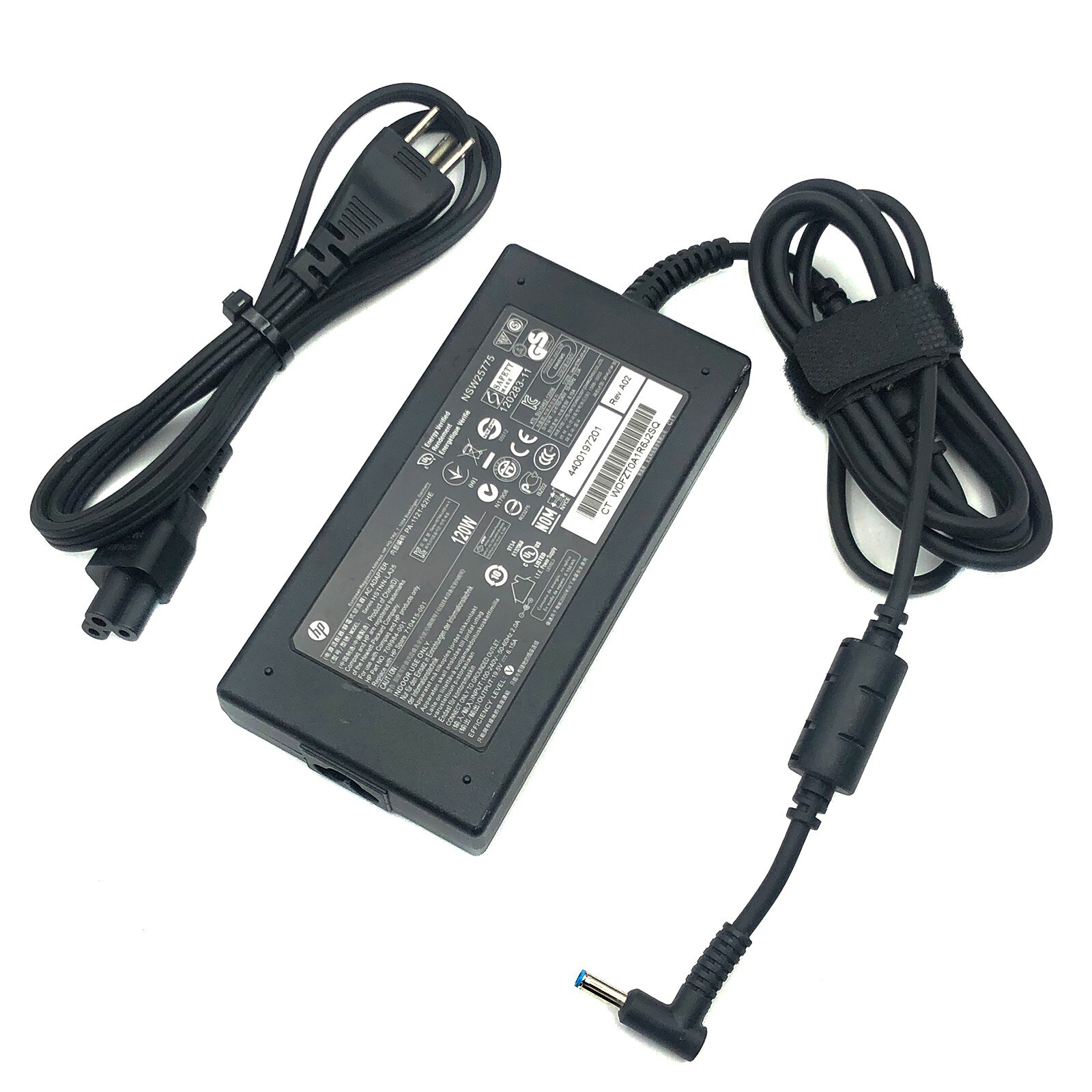 Genuine HP 120W AC DC Adapter Charger 19.5V 6.15A Model TPN-LA18 P/N L41423-001