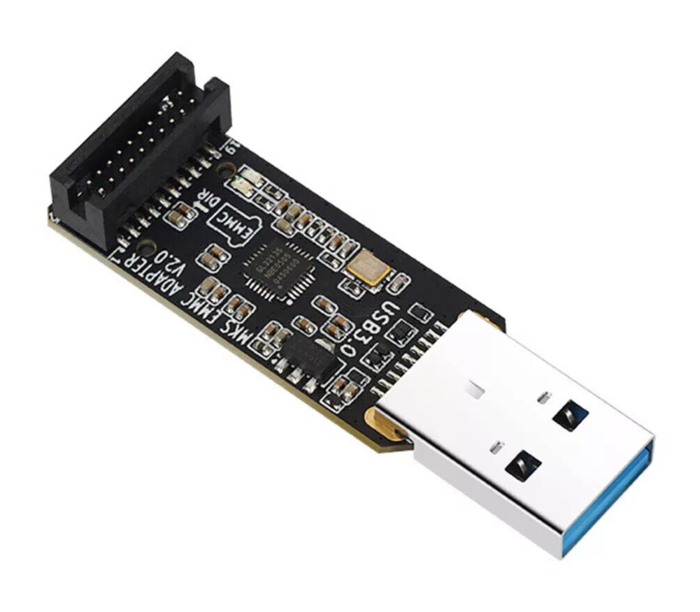USB3.0 Card Reader for EMMC-ADAPTER V2 Memory Module and Storage Card Adapter