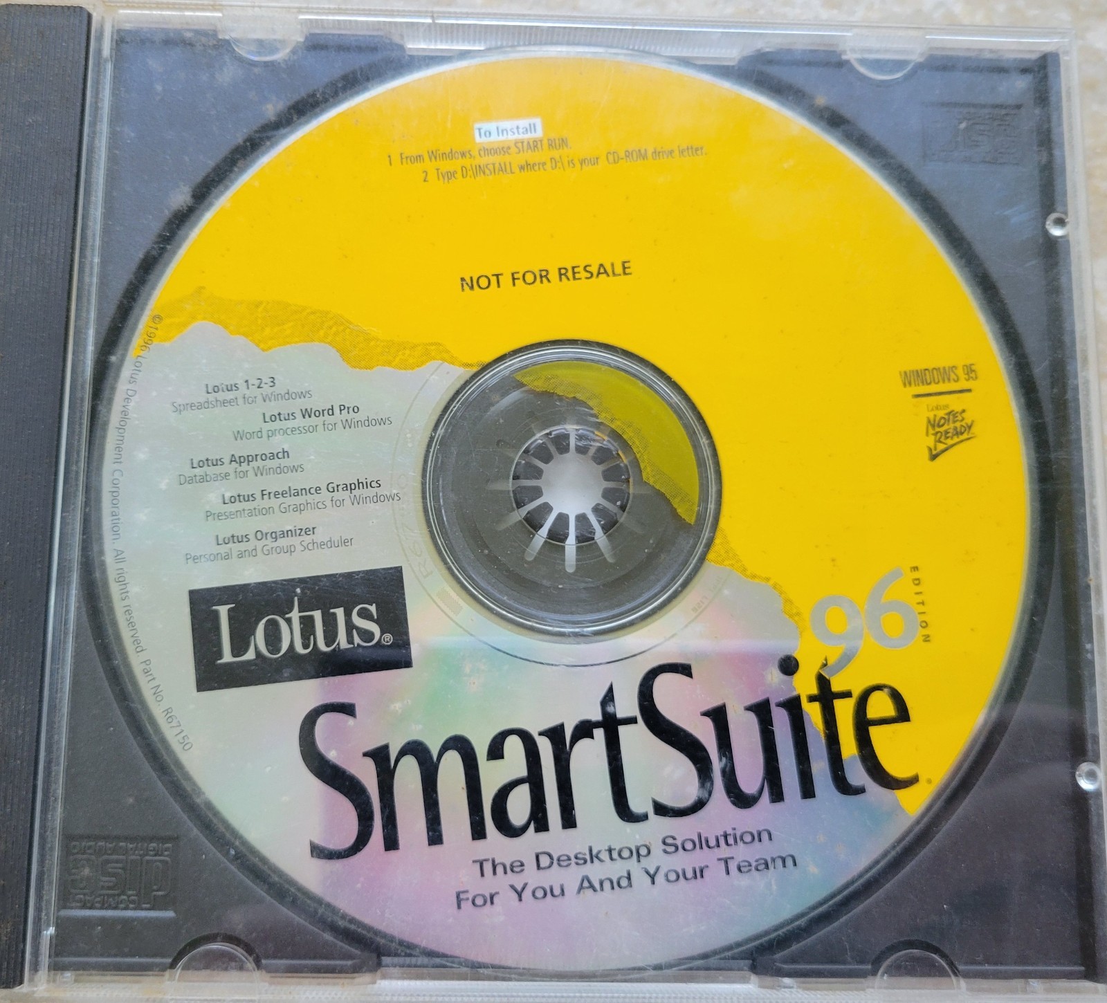 Vintage CD - Lotus SmartSuite 96