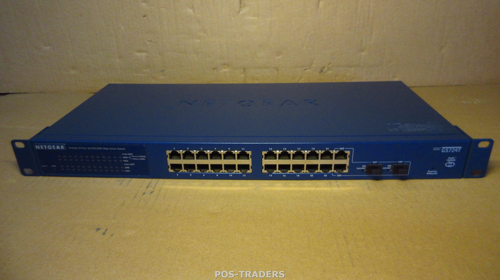 Netgear GS724T V3 ProSafe Managed 24-Port Gigabit 2x SFP Switch INCL RACK MOUNTS