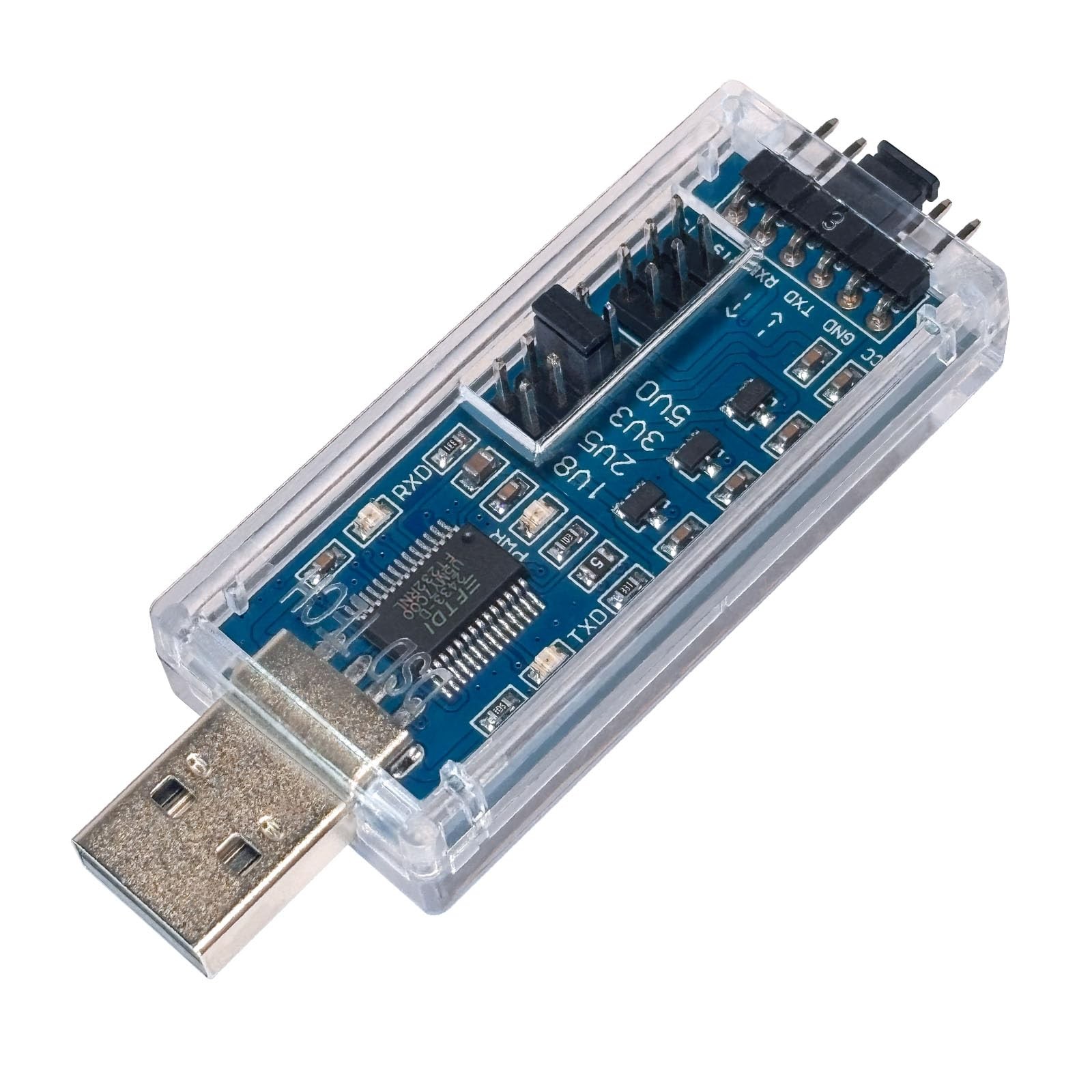 SH-U09C5 USB to TTL UART Converter Cable with FTDI Chip Support 5V 3.3V 2.5V ...