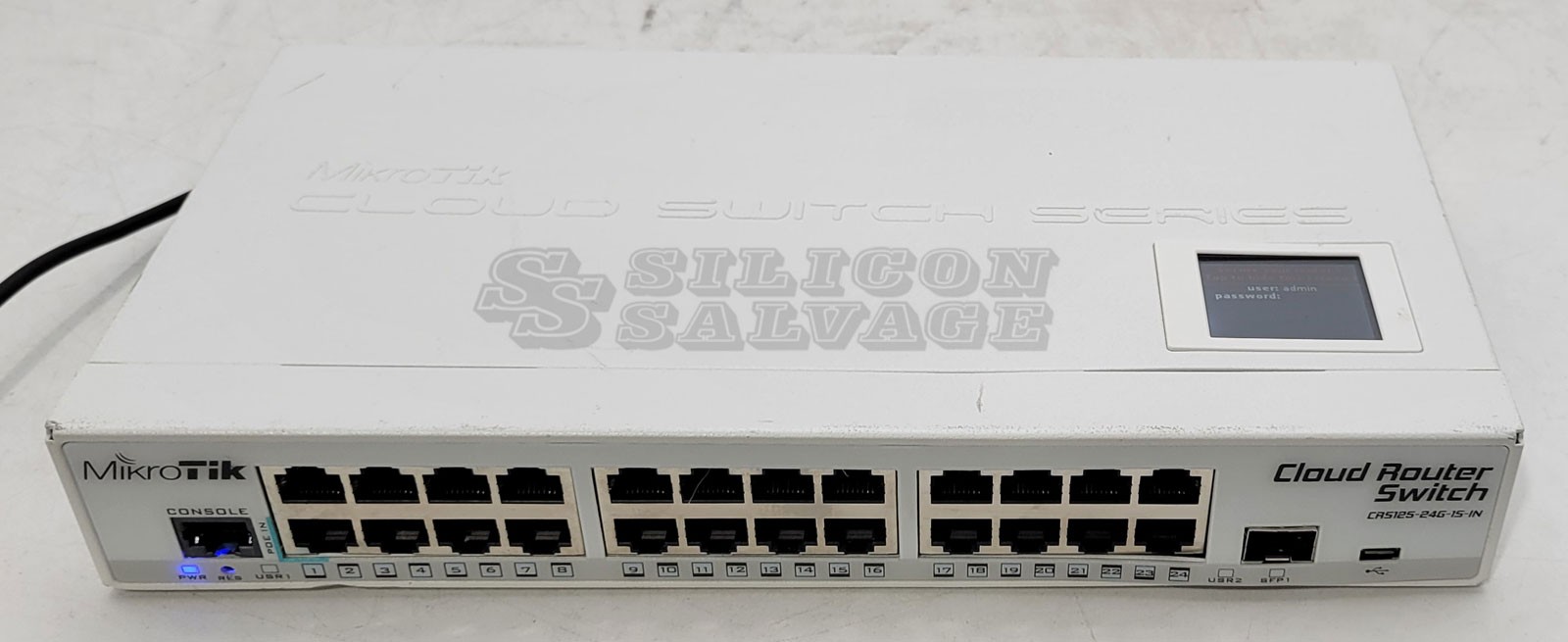 MikroTik CRS125-24G-1S-IN 24x Gigabit Ethernet layer 3 Cloud Router Smart Switch