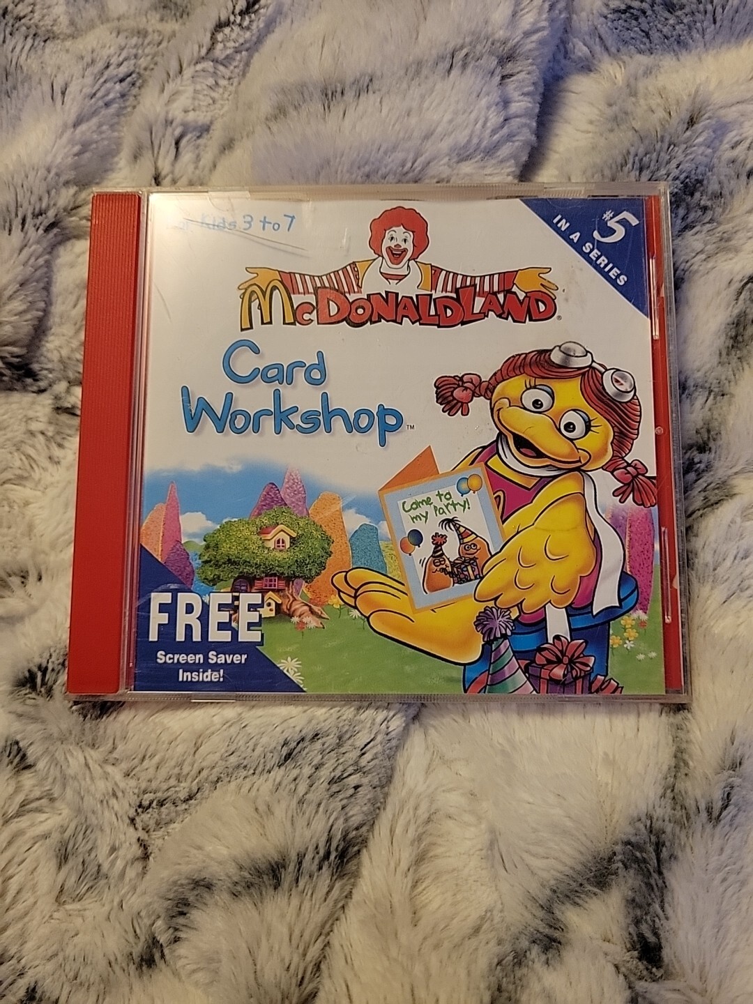 RARE 1997 McDonald's McDonaldland Greeting Card Workshop #5 Windows 95 CD-ROM