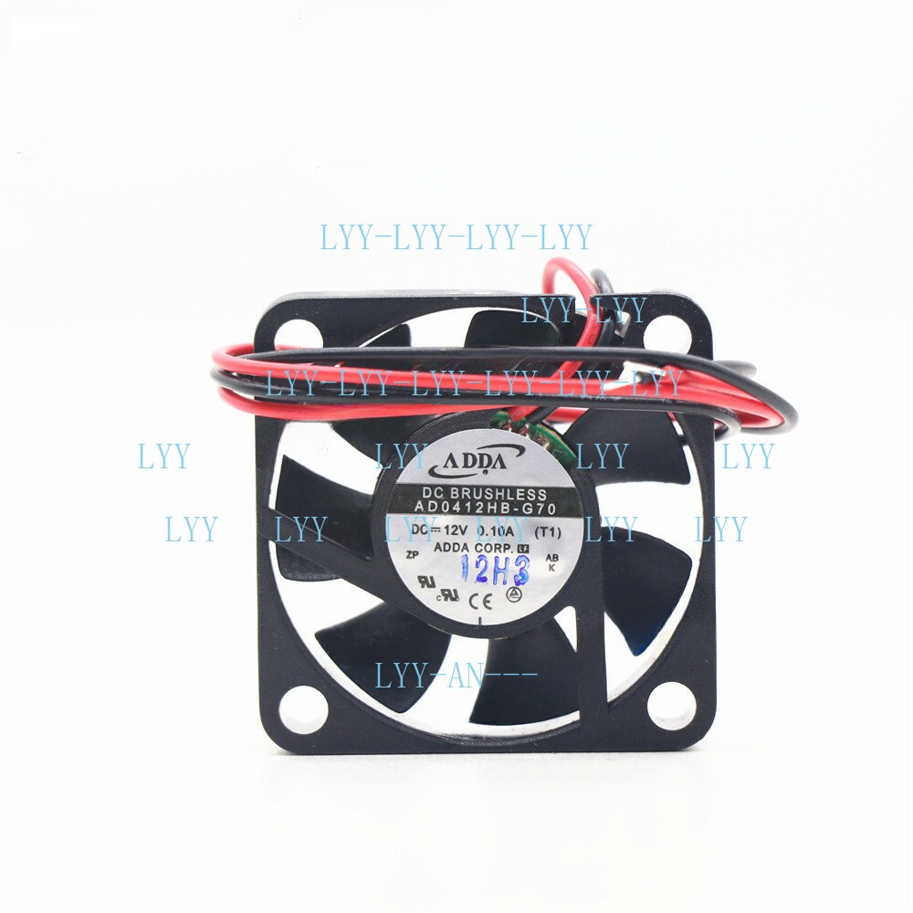 ADDA AD0412HB-G70 Axial Fan DC 12V Fan 0.10A 40*40*10MM 2-wire Ball Cooling Fan