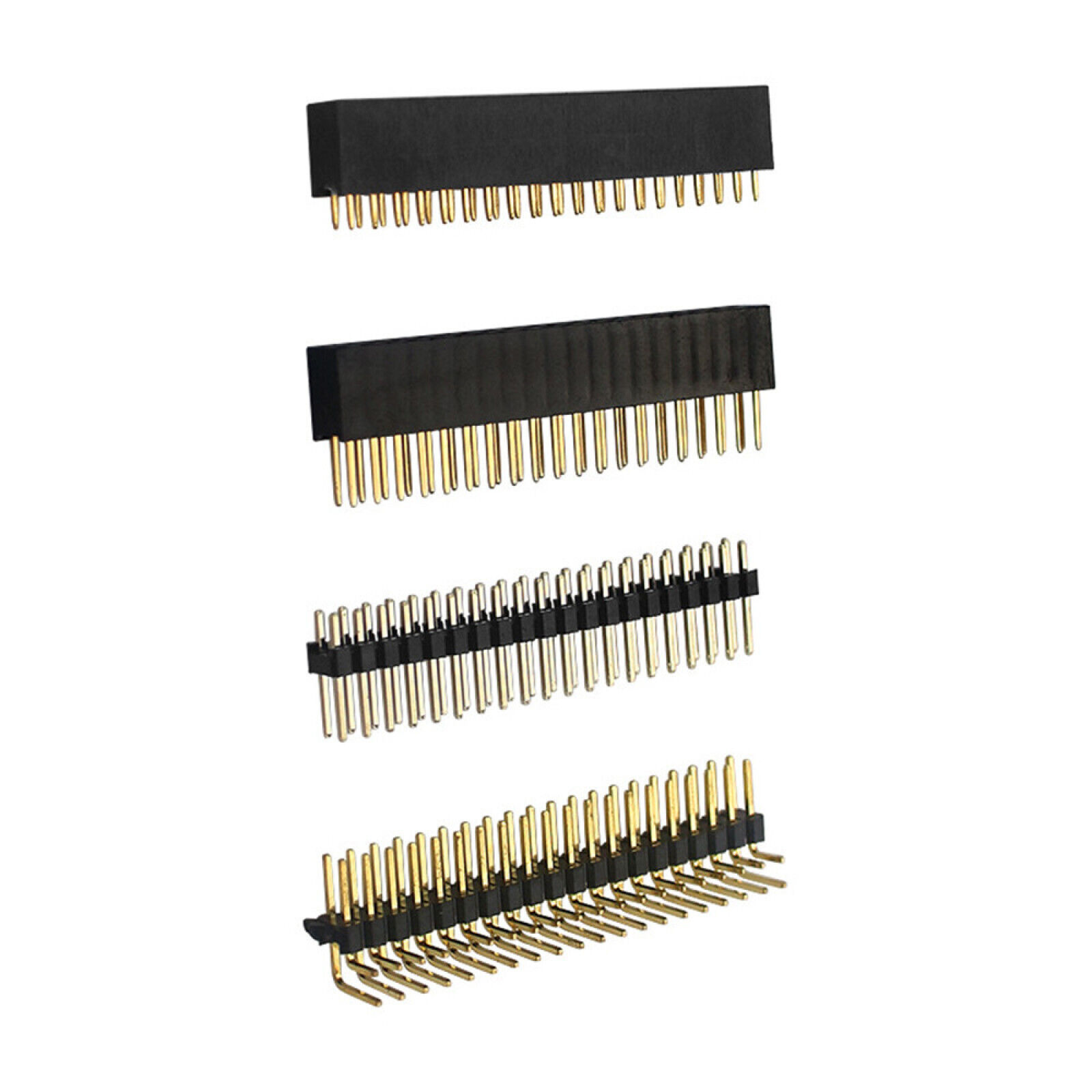 4x 2x20 PIN Socket Dual Male Header Pin Connector for Raspberry Pi Zero/Zero W h