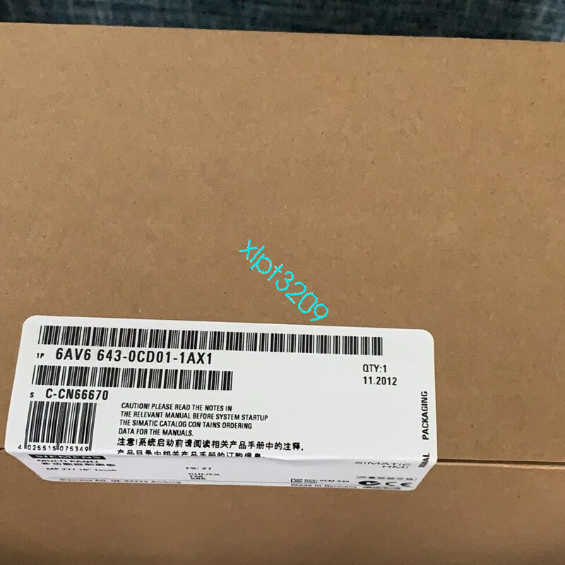 1PC NEW SIEMENS MP 277 TOUCH PANEL 6AV6643-0CD01-1AX1  FedEx or DHL