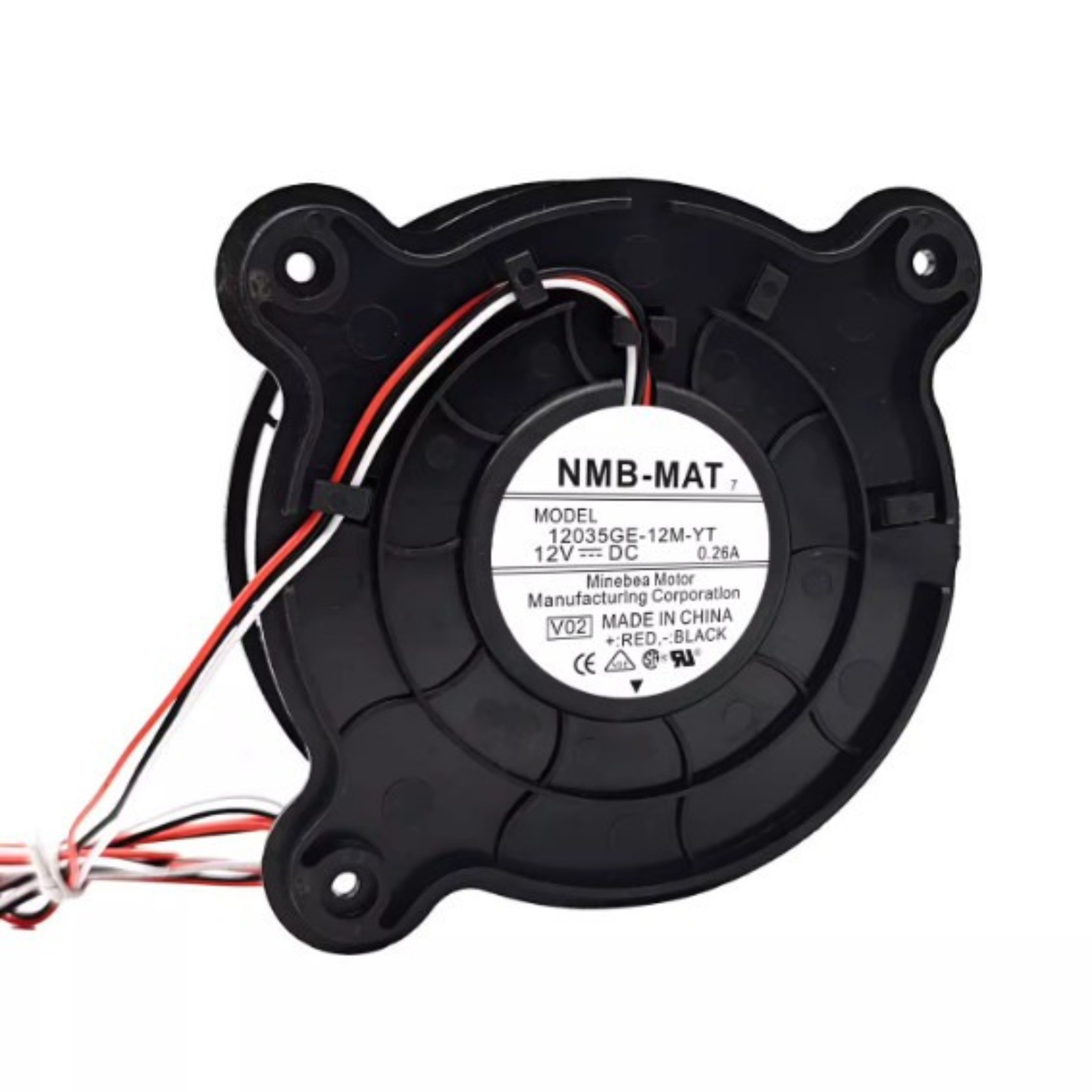 2pcs NMB-MAT 12035GE-12M-YT Cooling Evaporator Fan DA31-00287B DC 12V 3pin