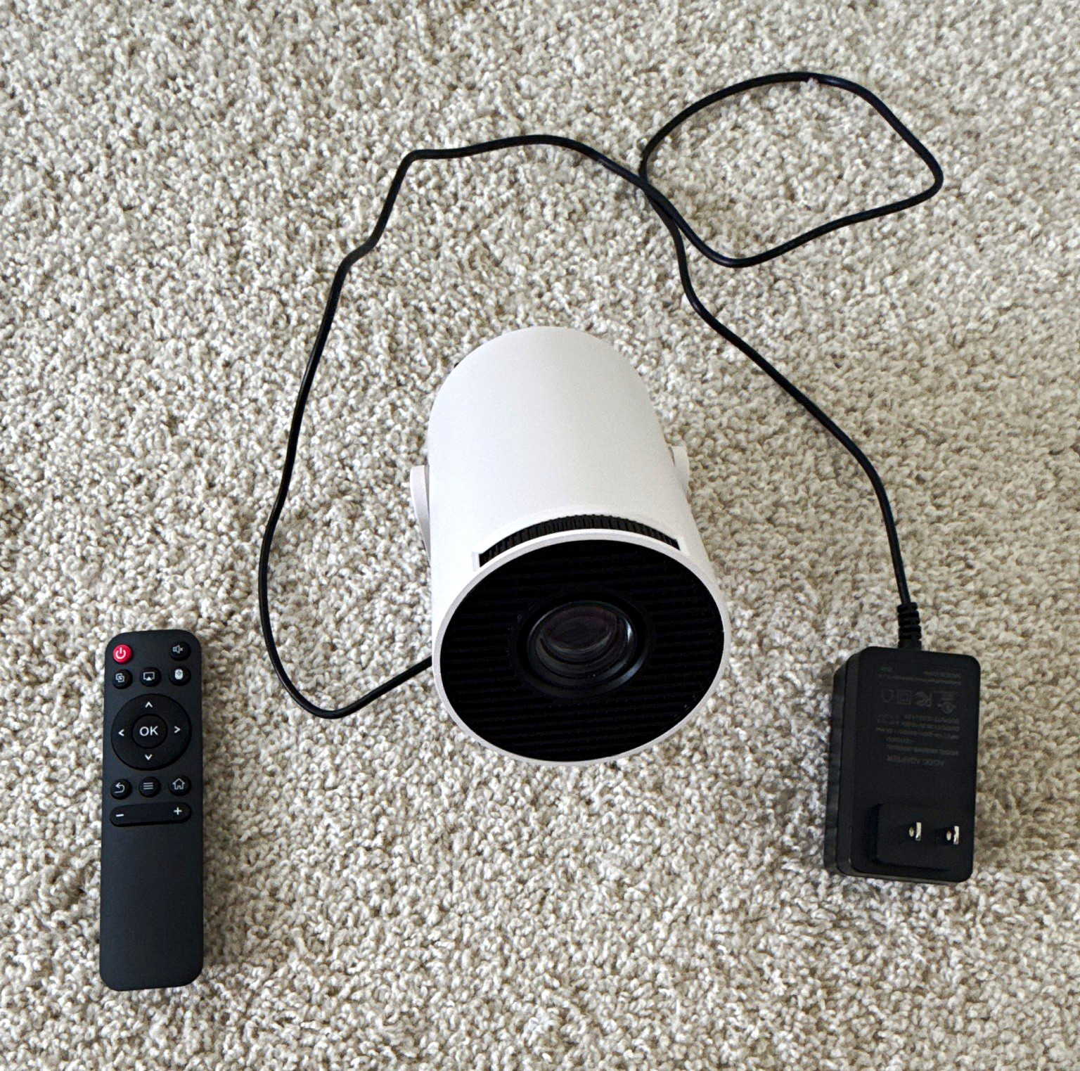 HY300Pro+ LPD Smart Projector 720p 1080p, HDMI/USB, Remote, Adapter