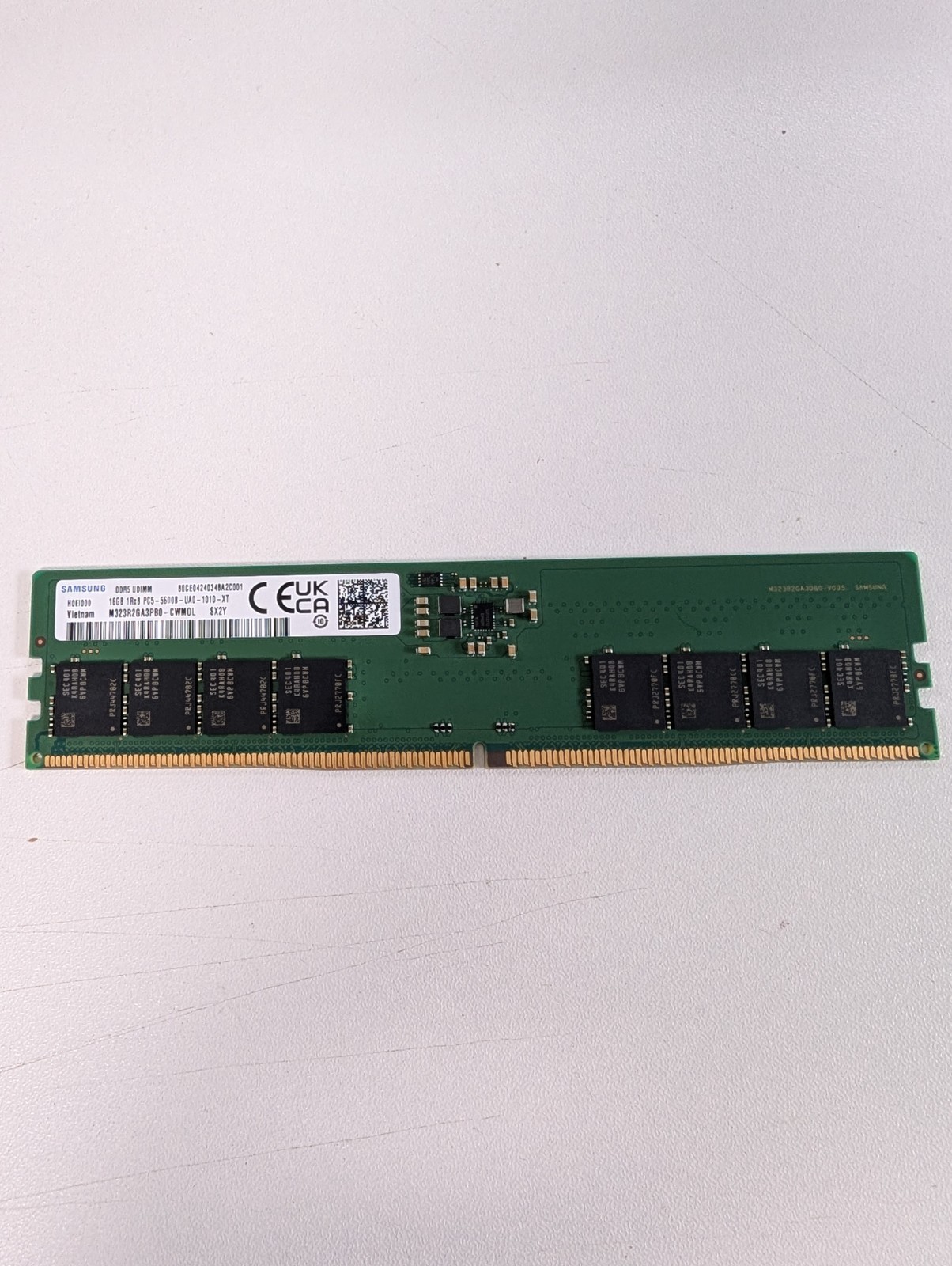 Samsung 16GB 1x16GB DDR5 5600 CL46 JEDEC