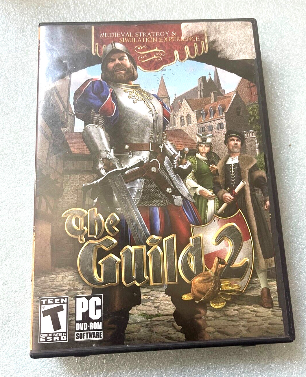 VINTAGE THE GUILD 2 PC DVD GAME OPEN BOX RM00-MSBX6