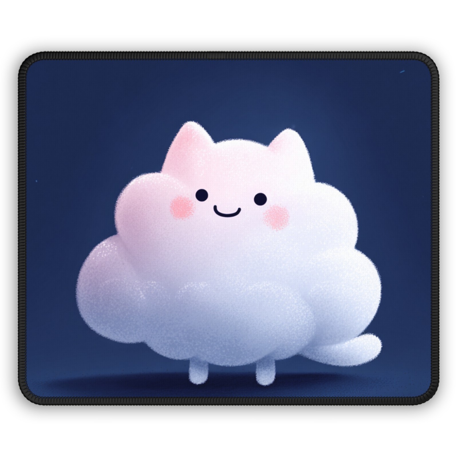 Cute Cloud Cat Gaming Mouse Pad | Kawaii Fluffy Cat Mousepad