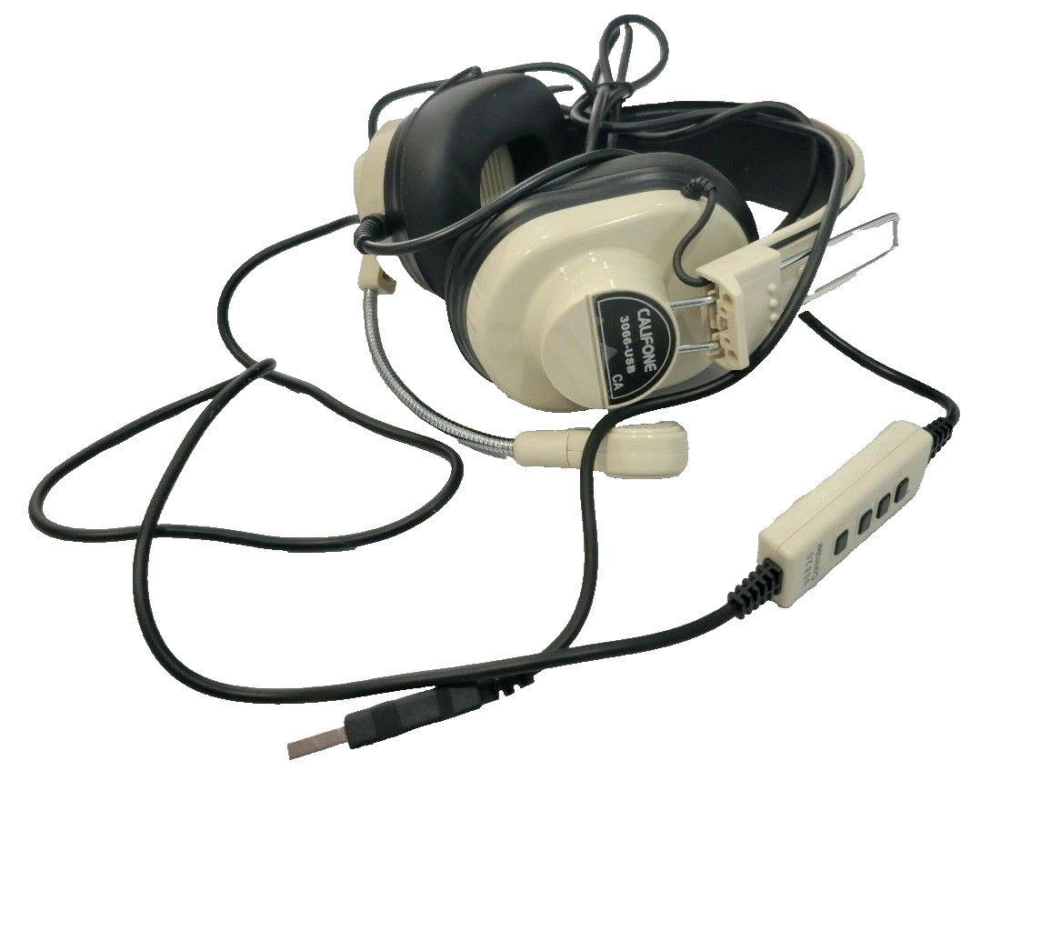Deluxe Multimedia Stereo Headset with Boom Microphone with USB plug
