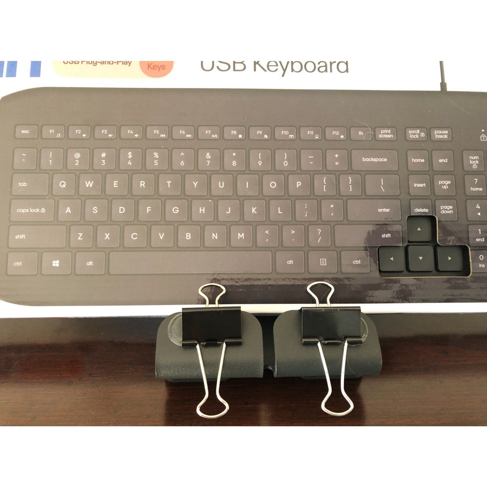 ONN Full-Size USB plug-in Keyboard.  Brand New in original packaging. 