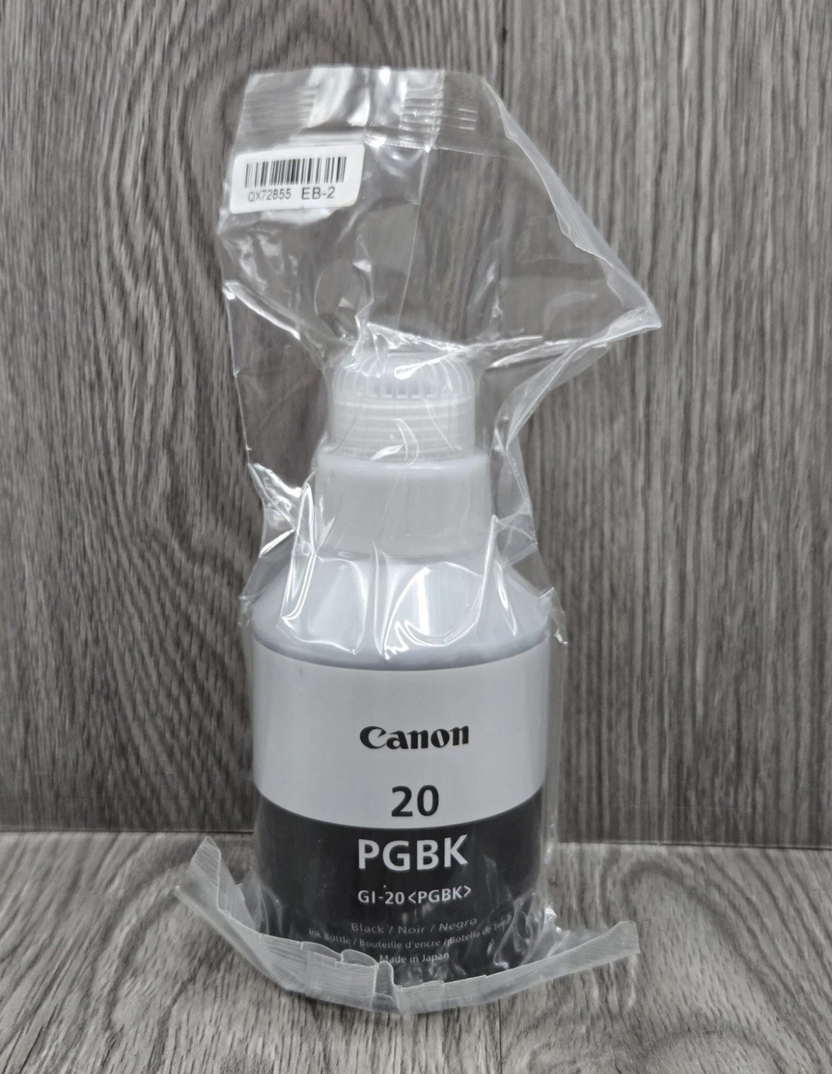NEW Canon 20 PGBK Black Ink Bottle GI-20 PGBK 170ml for PIXMA G5020 G6020 G7020