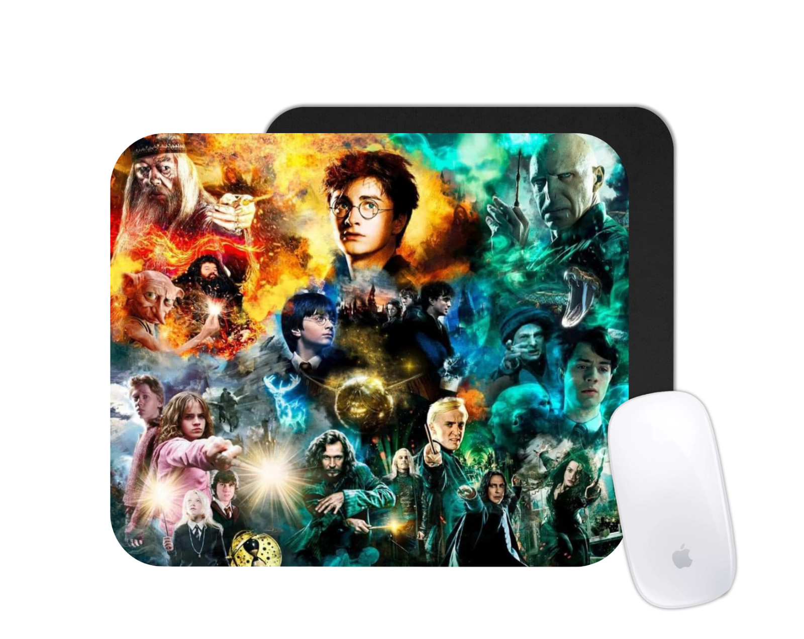Harry Potter Mouse Pad | Wizard School Cartoon Desk Mat | Custom Fantasy Gift