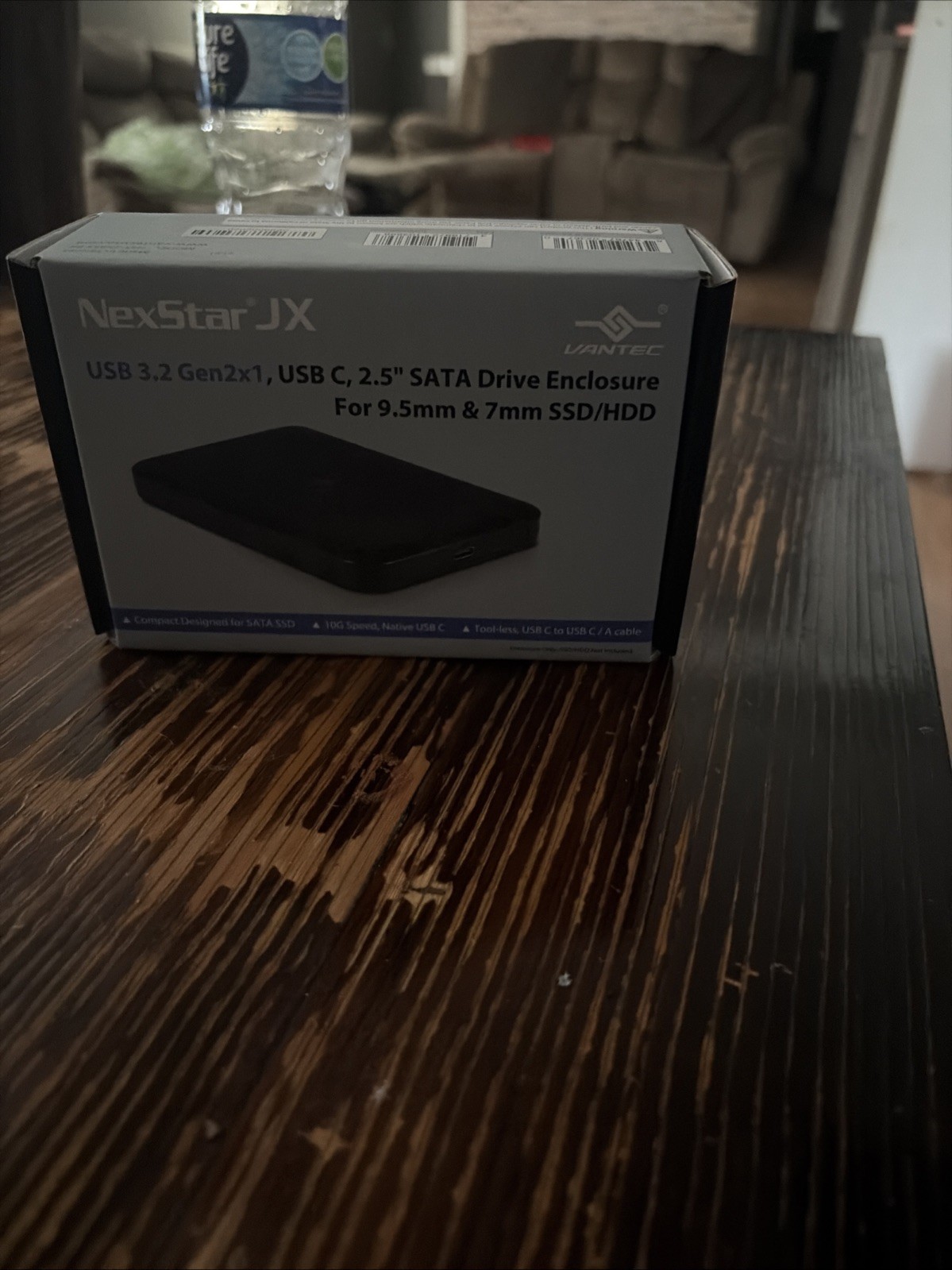 Vantec NST-258S3-BK NexStar JX 9.5mm/7mm SSD/HDD External Enclosure
