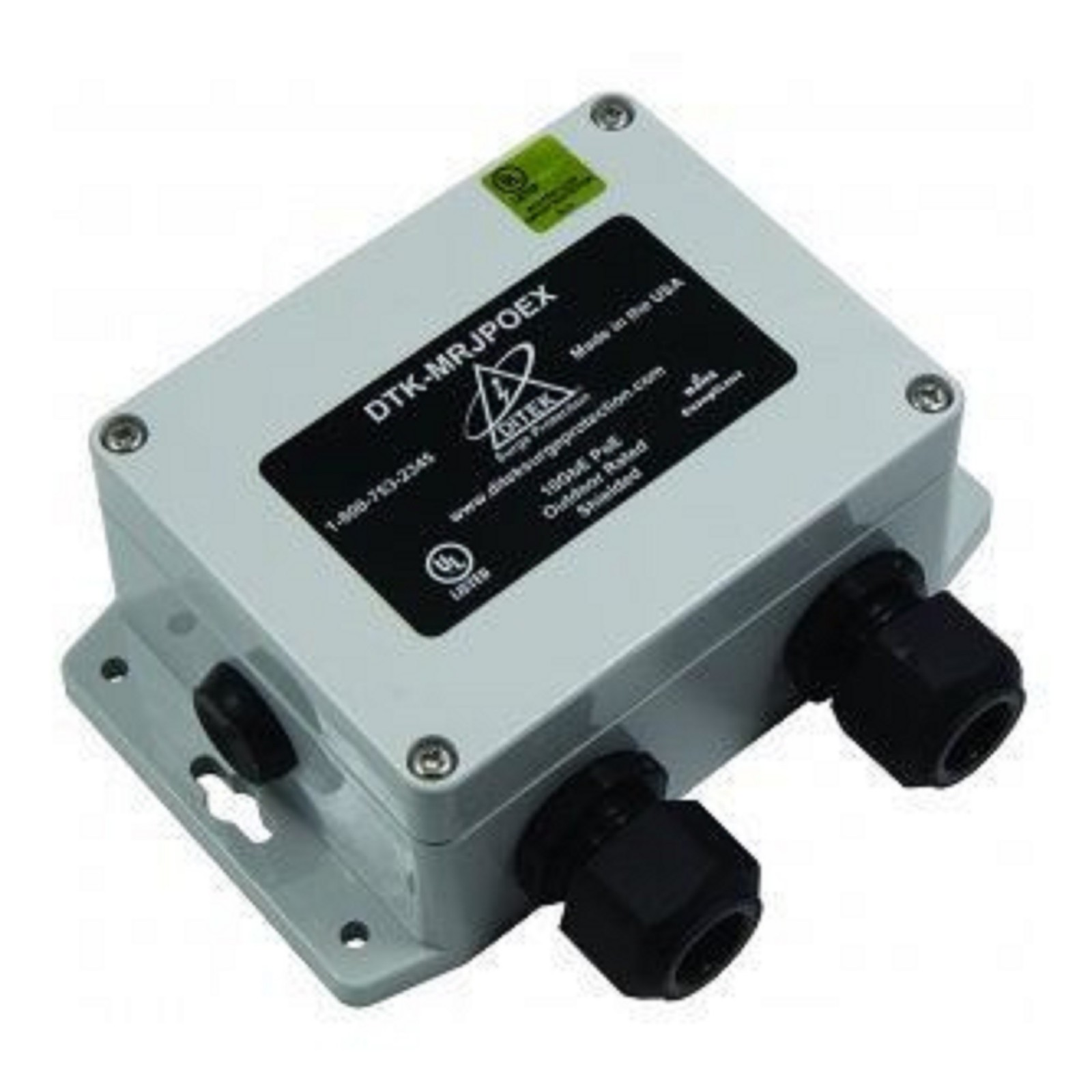 Ditek Single Channel PoE Protector DTK-MRJPOEX