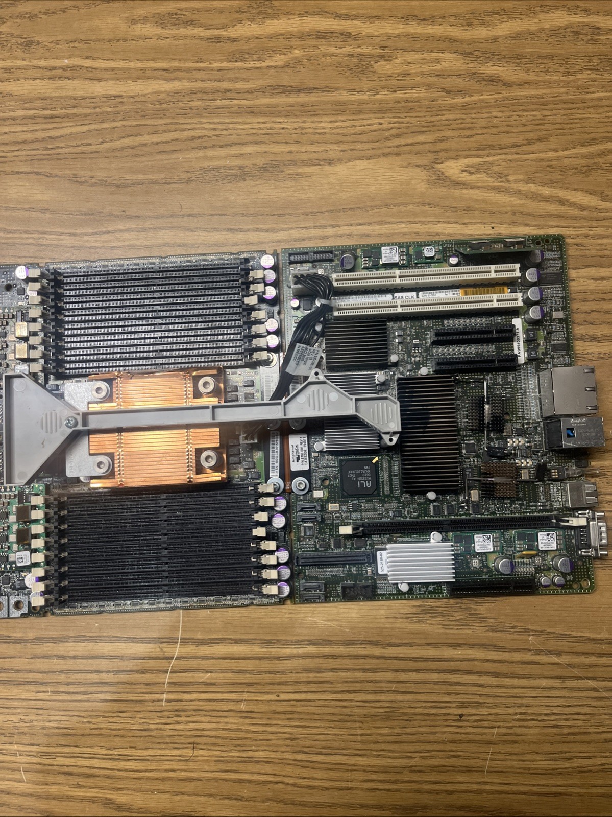 Sun 501-7502-01 Motherboard With Sun 501-7501-01 15 Slot CPU Memory Board