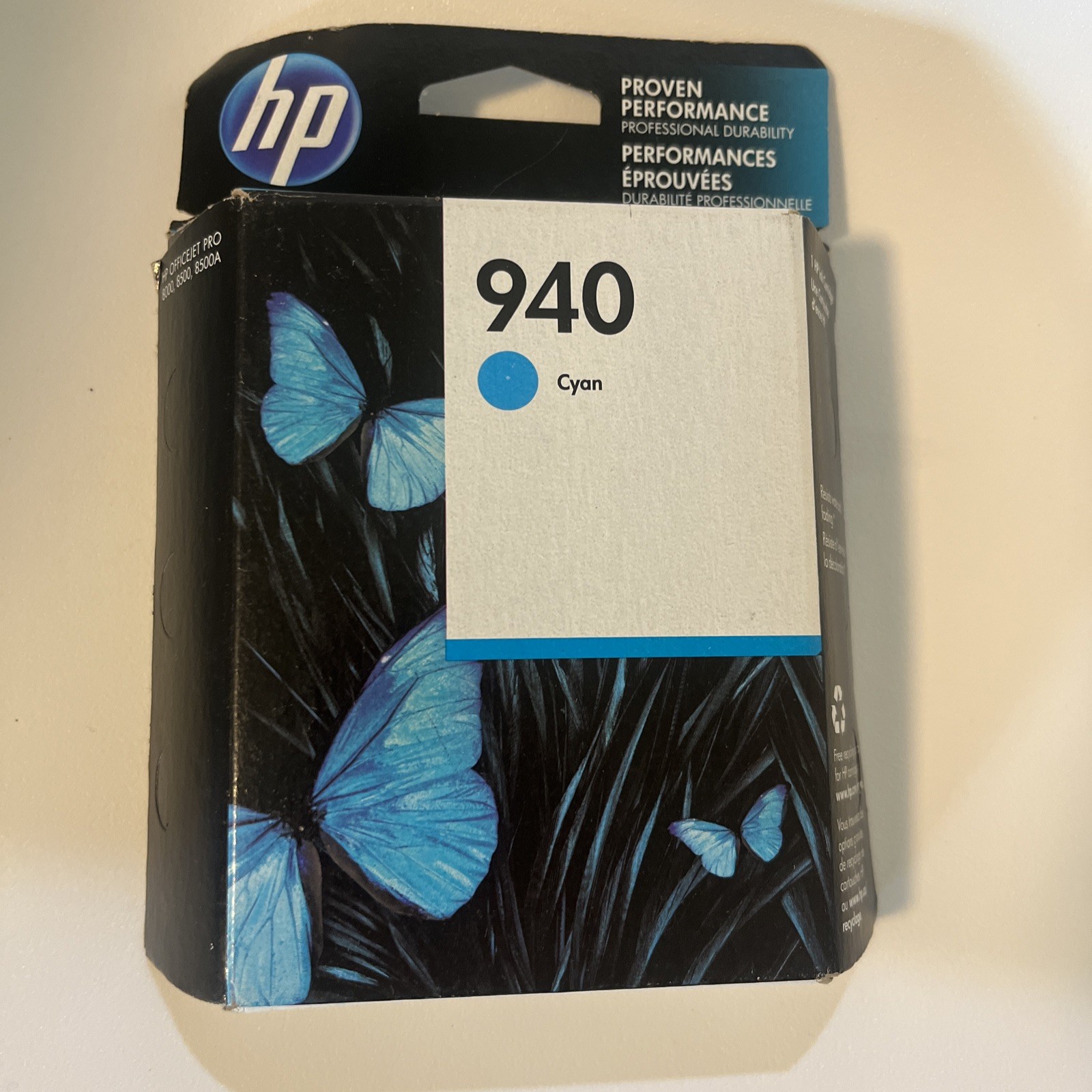 Genuine HP 940 Cyan OfficeJet 8500 8000 8500A EXPIRED Dec 2018