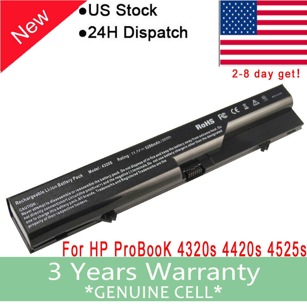 Battery for HP 420 421 620 625 ProBook 4320s 4520s 4525s PH06 593572-001 New