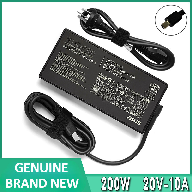 Original ASUS Laptop Charger ADP-200JB K 20V 10A 200W USB A20-200P1A AC Adapter