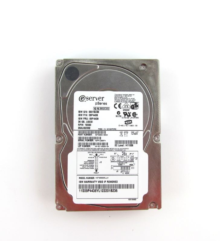 IBM 3169-702X 36.4GB Ultra2 SCSI Disk Drive 10K RPM 68 Pin