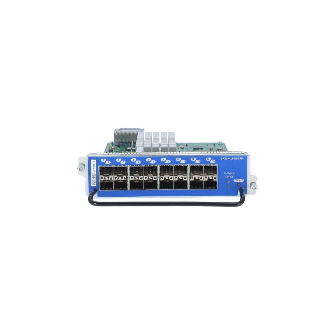 Juniper SRX3K-16GE-SFP Gigabit Ethernet I/O Module, 1 Year Warranty