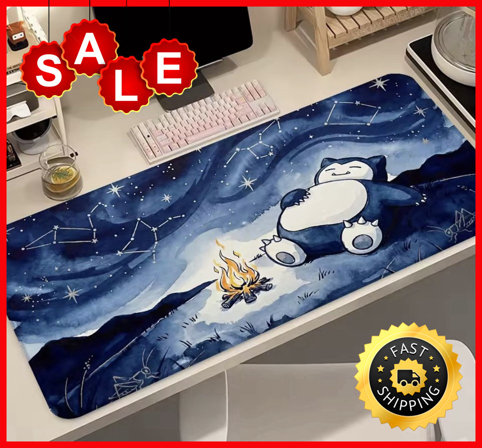 Pokemon Snorlax Grande Mousepad Large Gaming Mouse Pad FASTSHJP930