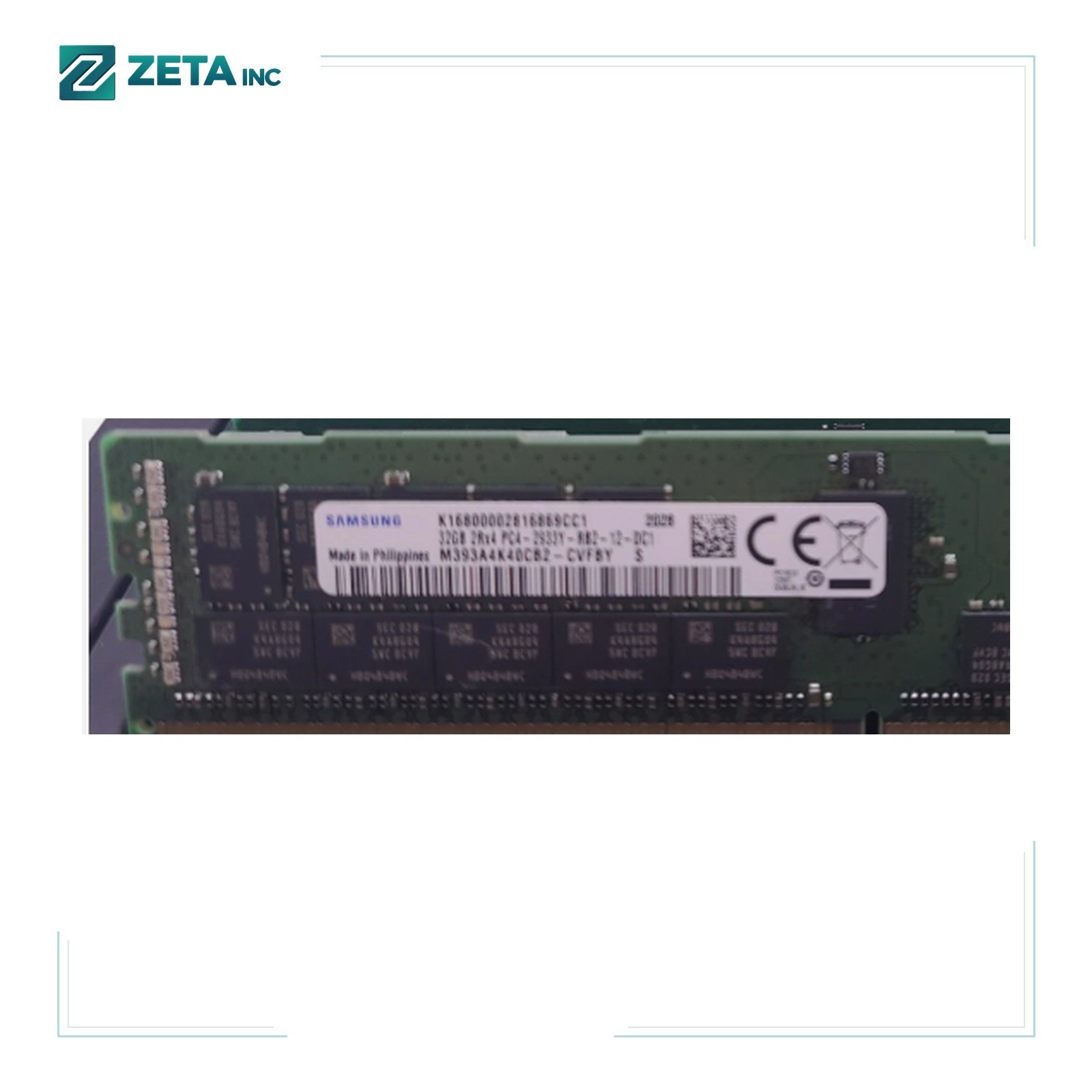 M393A4K40BB3-CVF SAMSUNG 32GB (1X32GB) 2RX4 PC4-2933Y MEMORY