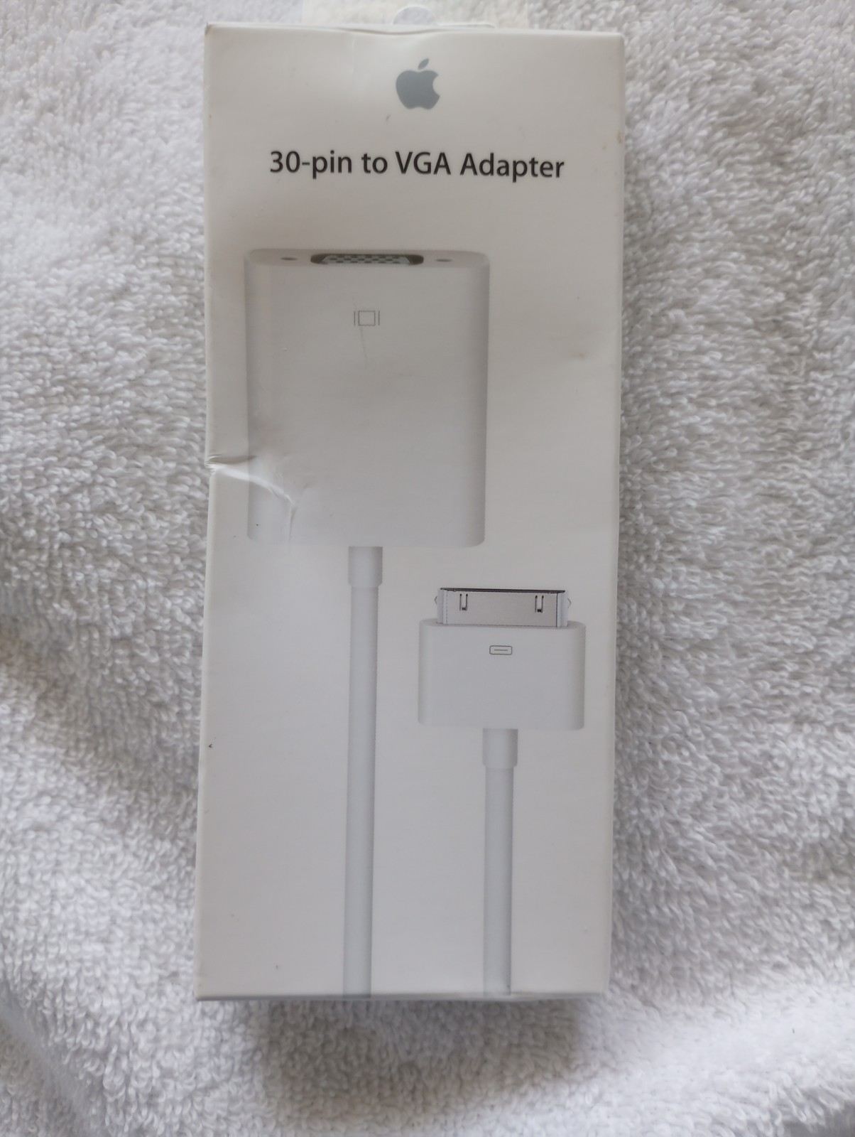 Genuine Apple 30 Pin to VGA Adapter MC552ZM/B iPad iPhone iPod Video Out A1368