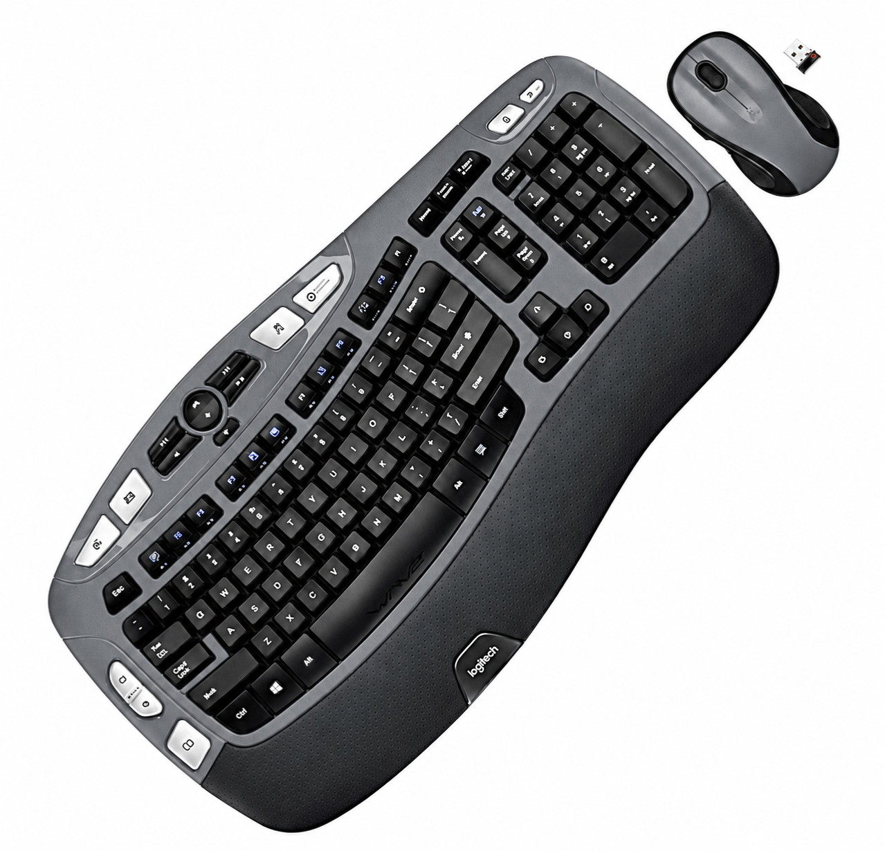 Logitech MK550 Executive Gray K350 Wireless Keyboard M510 Mouse Combo
