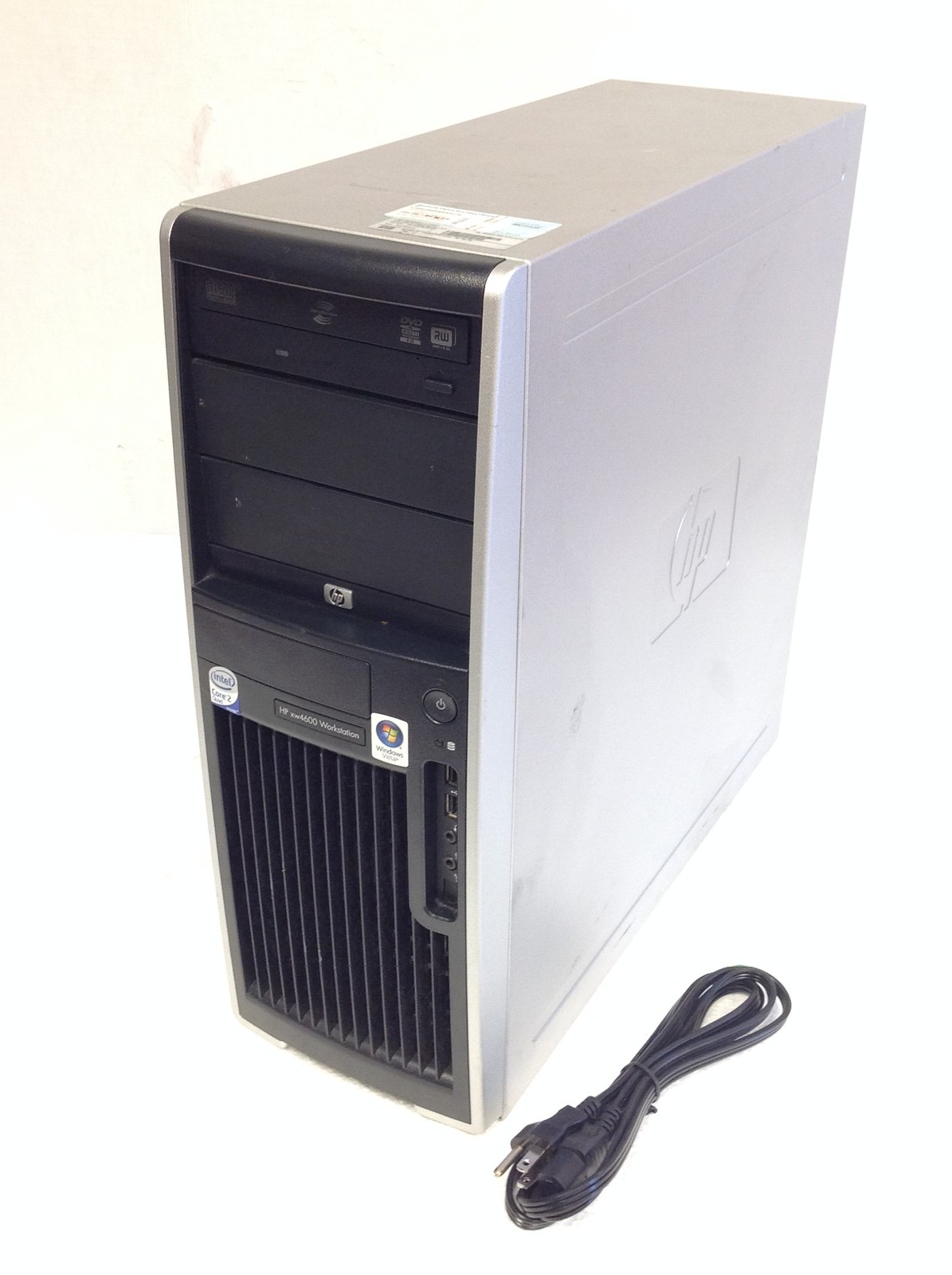 HP XW4600 Workstation Core Quad Q6600 2.40GHz w/ 1GB RAM, DVDRW, No HD 