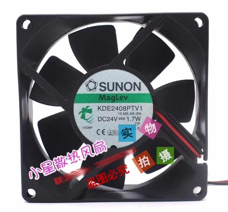SUNON 8025 8CM KDE2408PTV1 24V 1.7W Inverter Cooling Fan