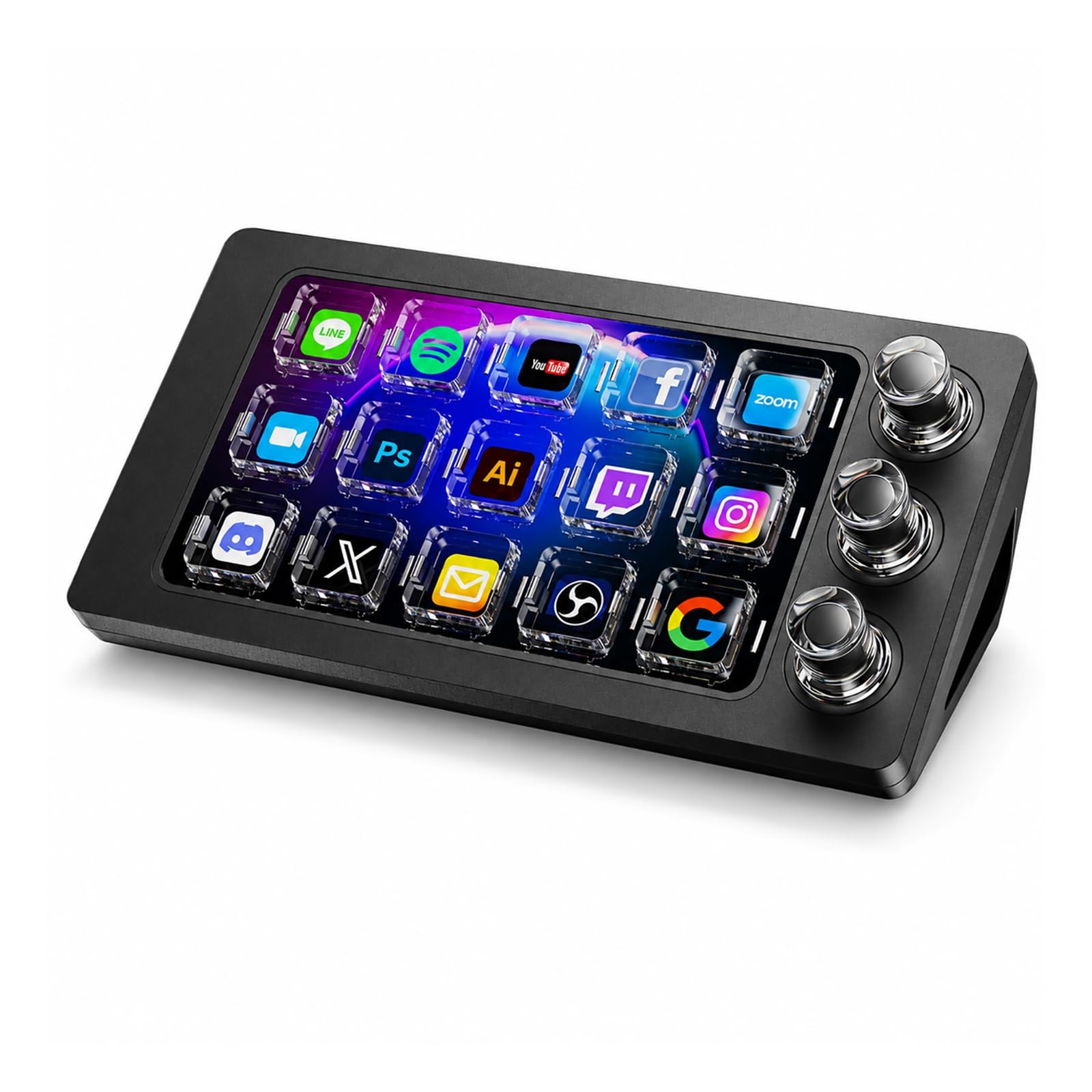 ActionRing Stream Controller Deck for PC Work,Live Stream and Video Editing