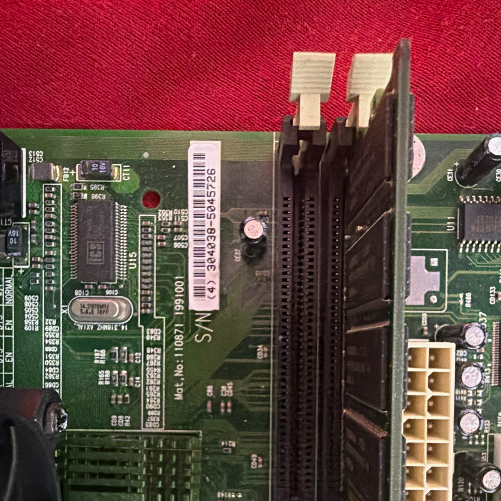 MicroATX Intel Slot 1 Pentium III 600e 256mb SD agp slot Retro PC Motherboard