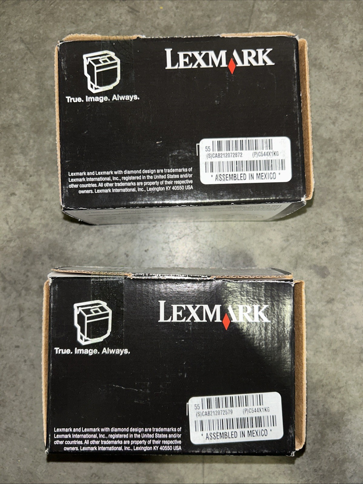 Lexmark C544X1KG Black Extra High Yield Toner Cartridges - Lot of 2