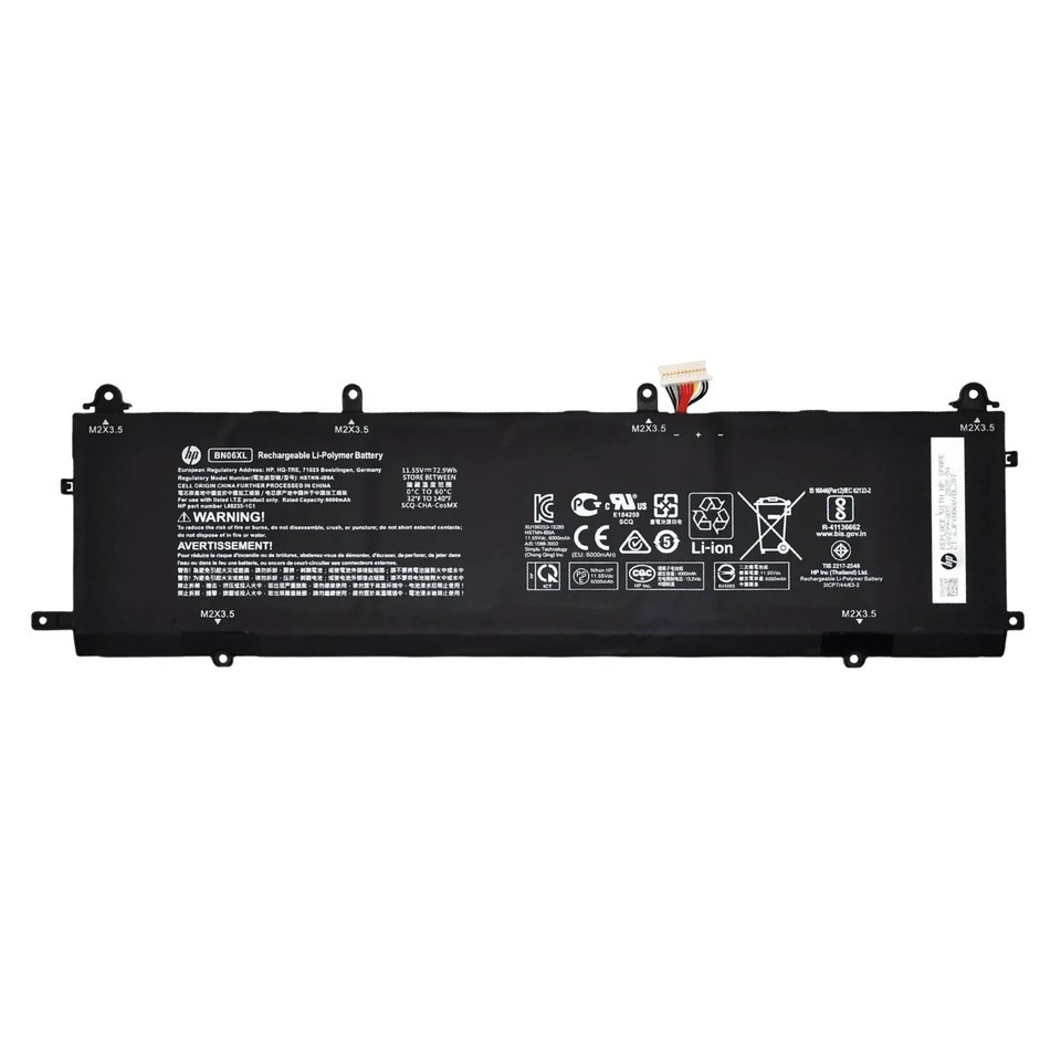 Genuine 72.9Wh BN06XL Battery For HP Spectre X360 15 15-EB HSTNN-IB9A L68235-1C1