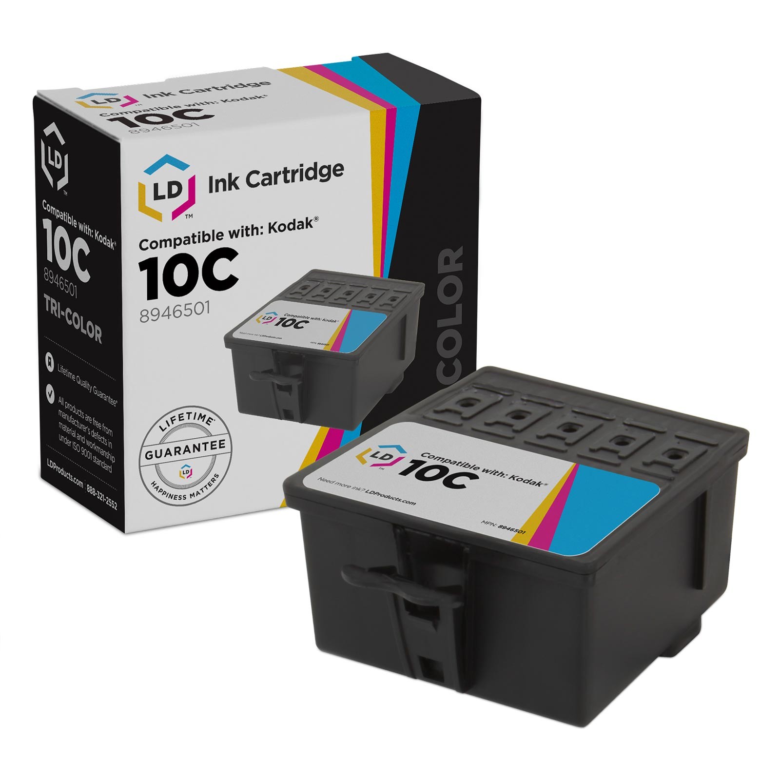 LD 8946501 #10C 10 Color Ink Cartridge for Kodak Hero 9.1 6.1 7.1 EasyShare 5100