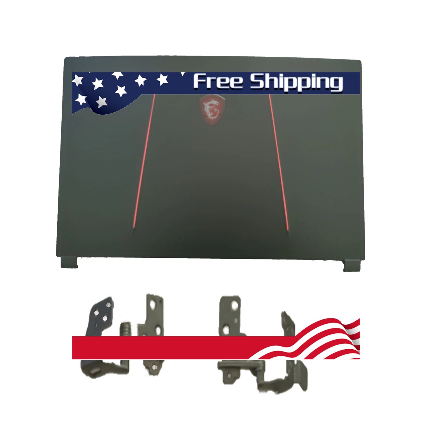 New TOP CASE LID Back Cover HingesFor MSI GE75 GP75 GL75 Raider MS-17E1 MS-17E9