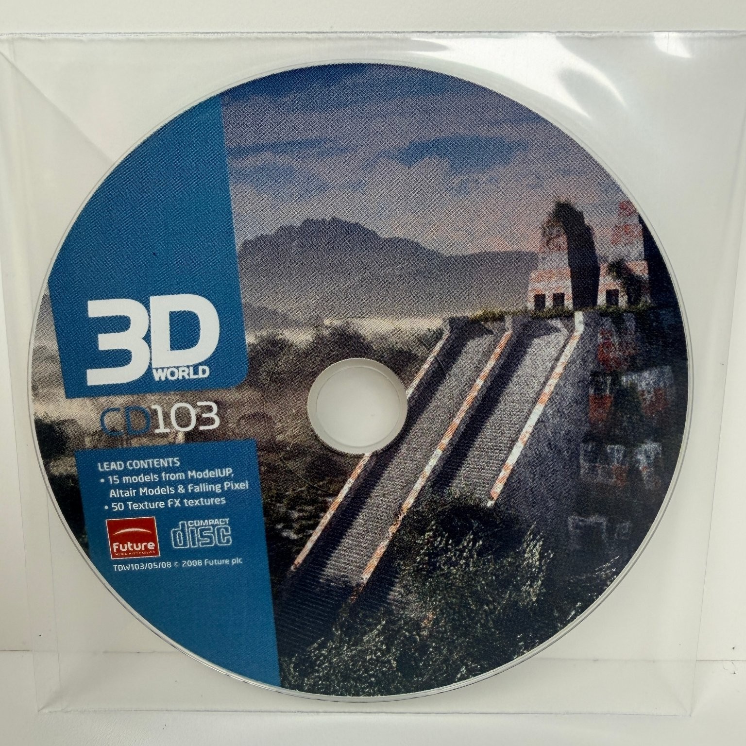 3D World Magazine CD103 - 15 ModelUP Models & 50 Texture FX Textures
