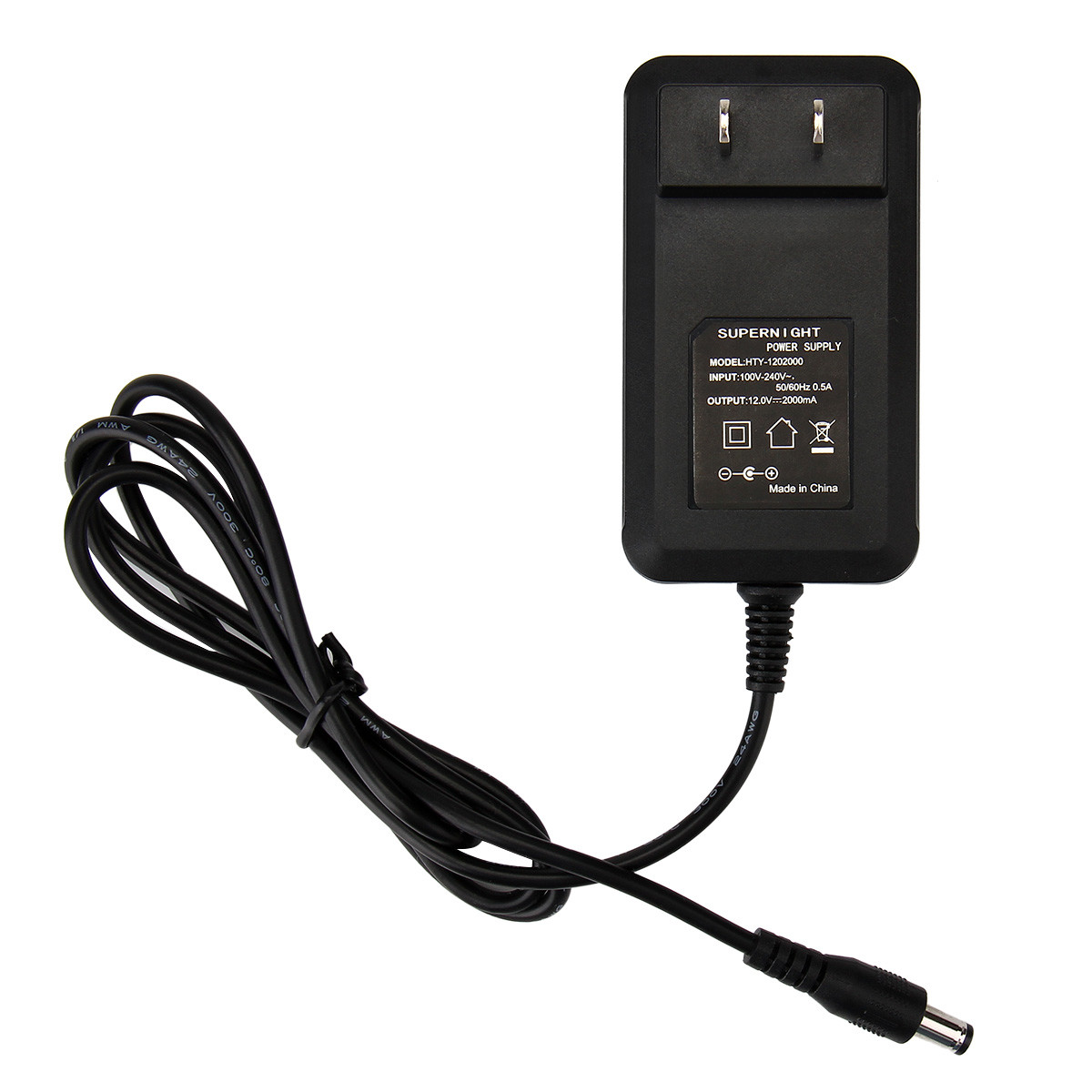 5x AC 100V-240V To 12V 2A 24W Strip Switching Power Supply Adapter for LED Strip