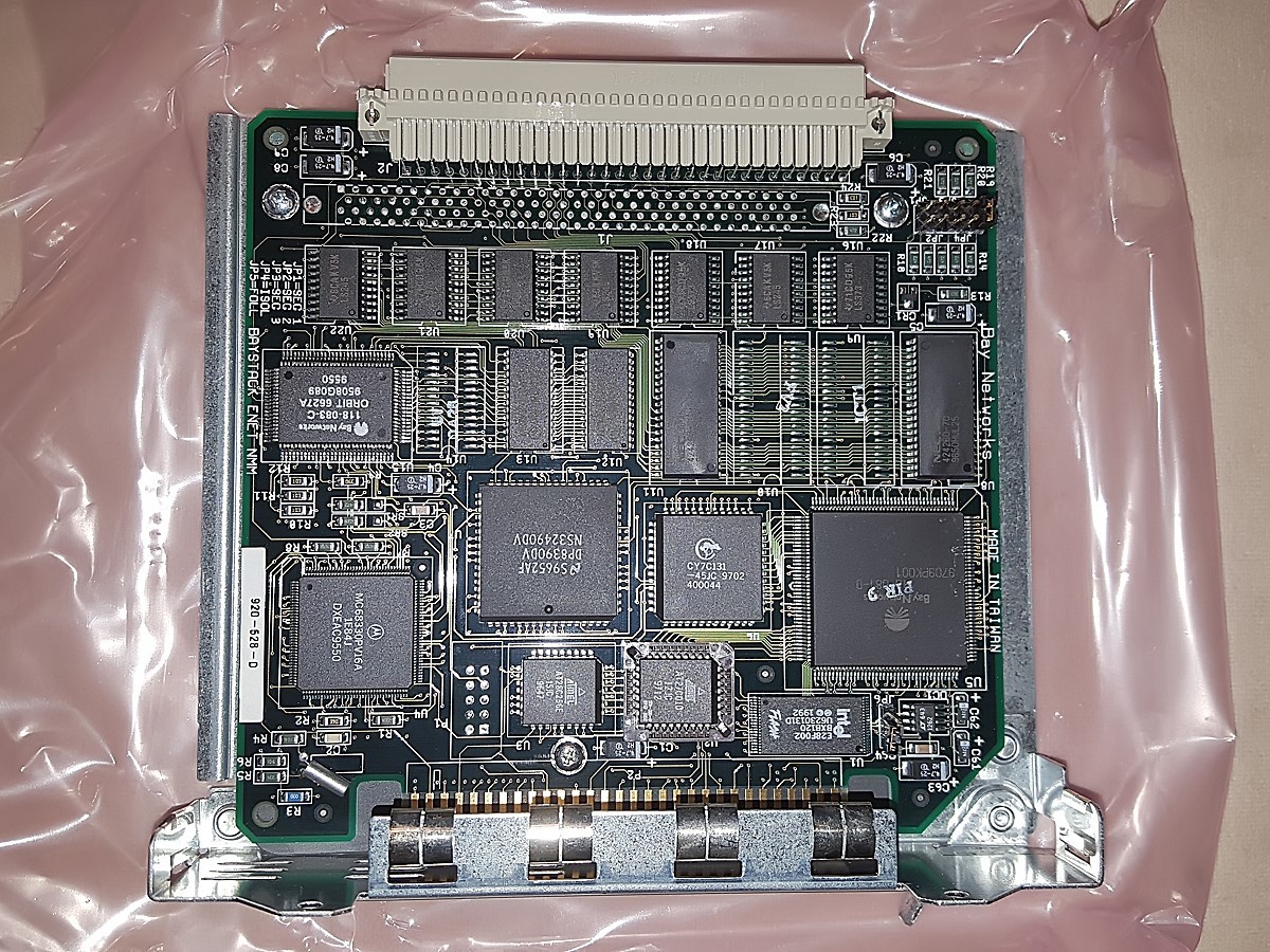 NEW - BAY NETWORKS BAYSTACK ETHERNET SNMP NMM NETWORK MODULE