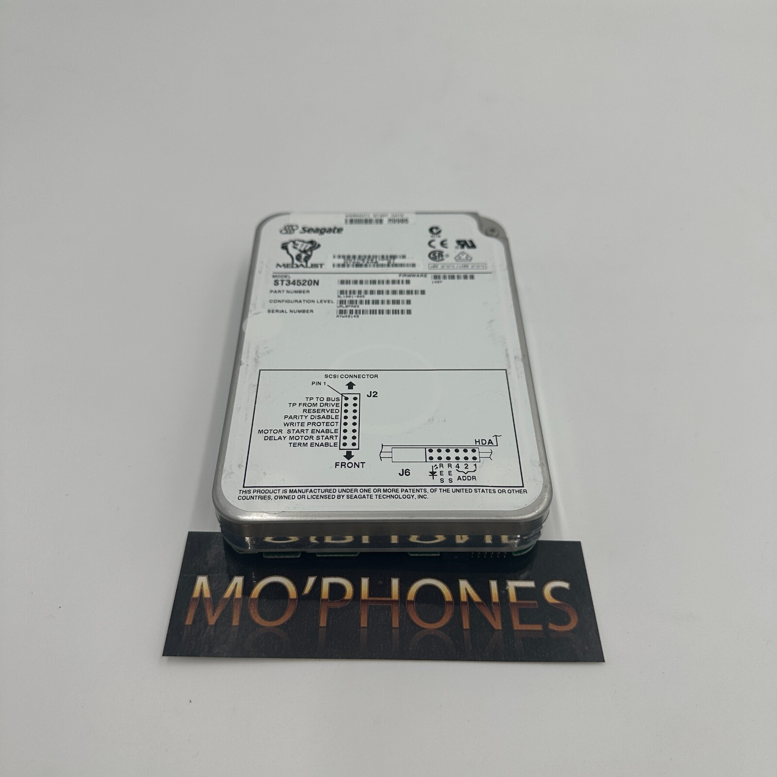 Hard Drive Seagate Medalist Pro 4520 ST34520N 455GB 72K Ultra SCSI 35 qt G2U