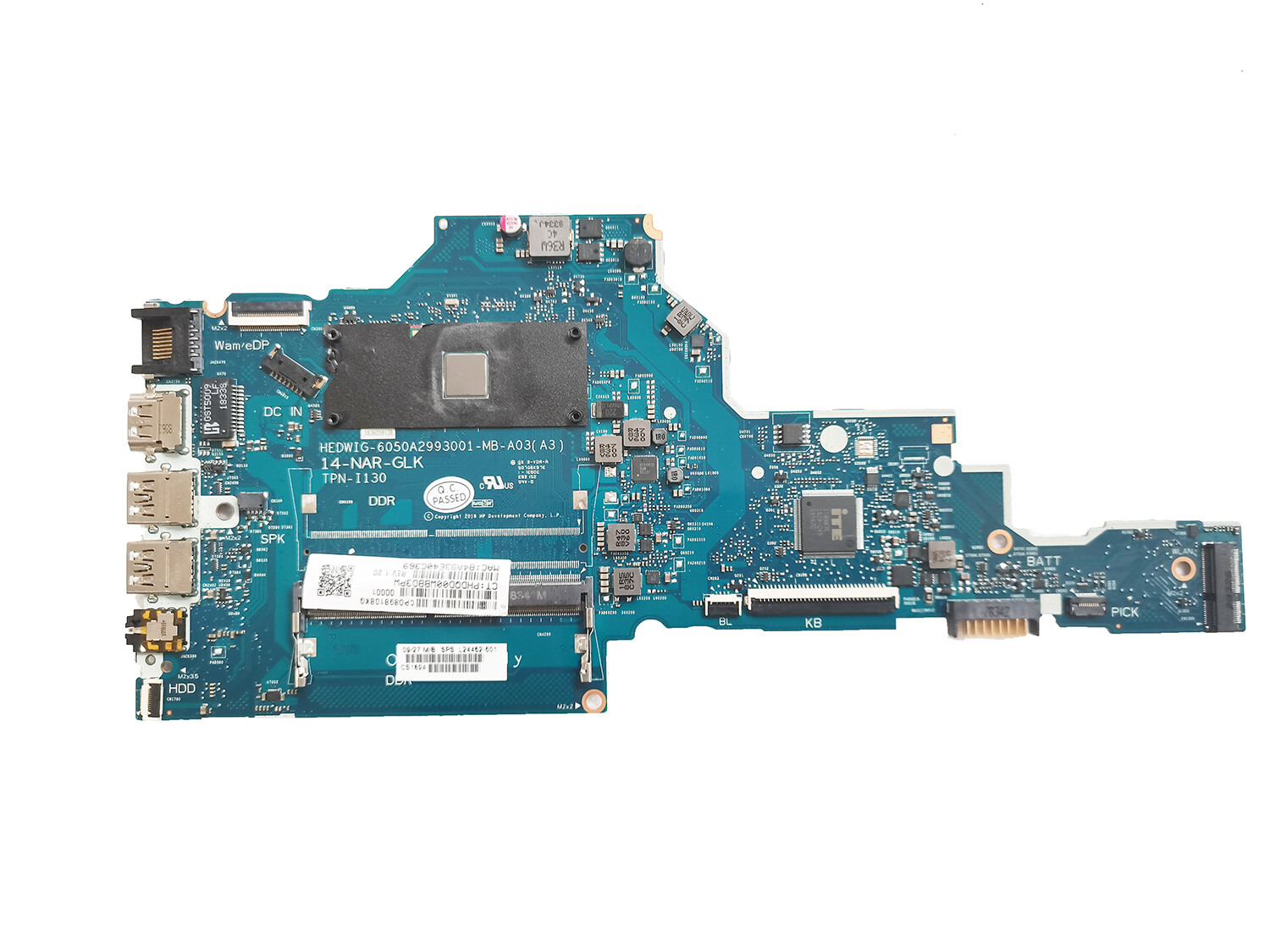 For HP 14-DF Motherboard L24462-601 L24462-001 6050A2993001-MB-A03 N5000