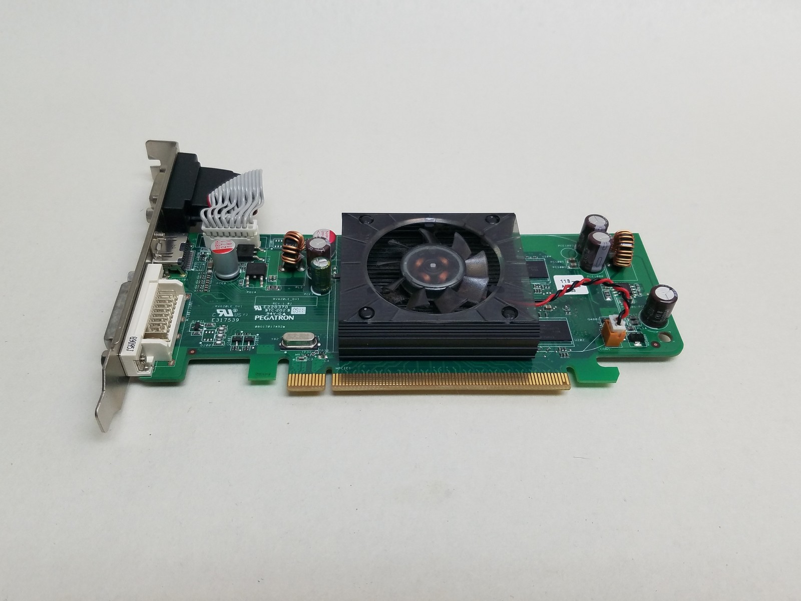 Pegatron ATI Radeon HD 3450 256 MB DDR2 PCI Express 2.0 x16 Video Card