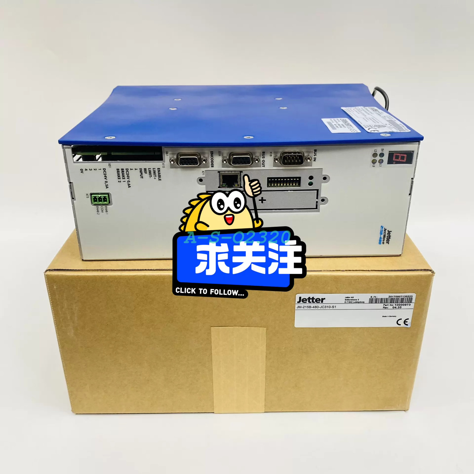 1PC NEW Jetter JM-215B-480-JC310-S1 servo drive (FedEx/DHL)